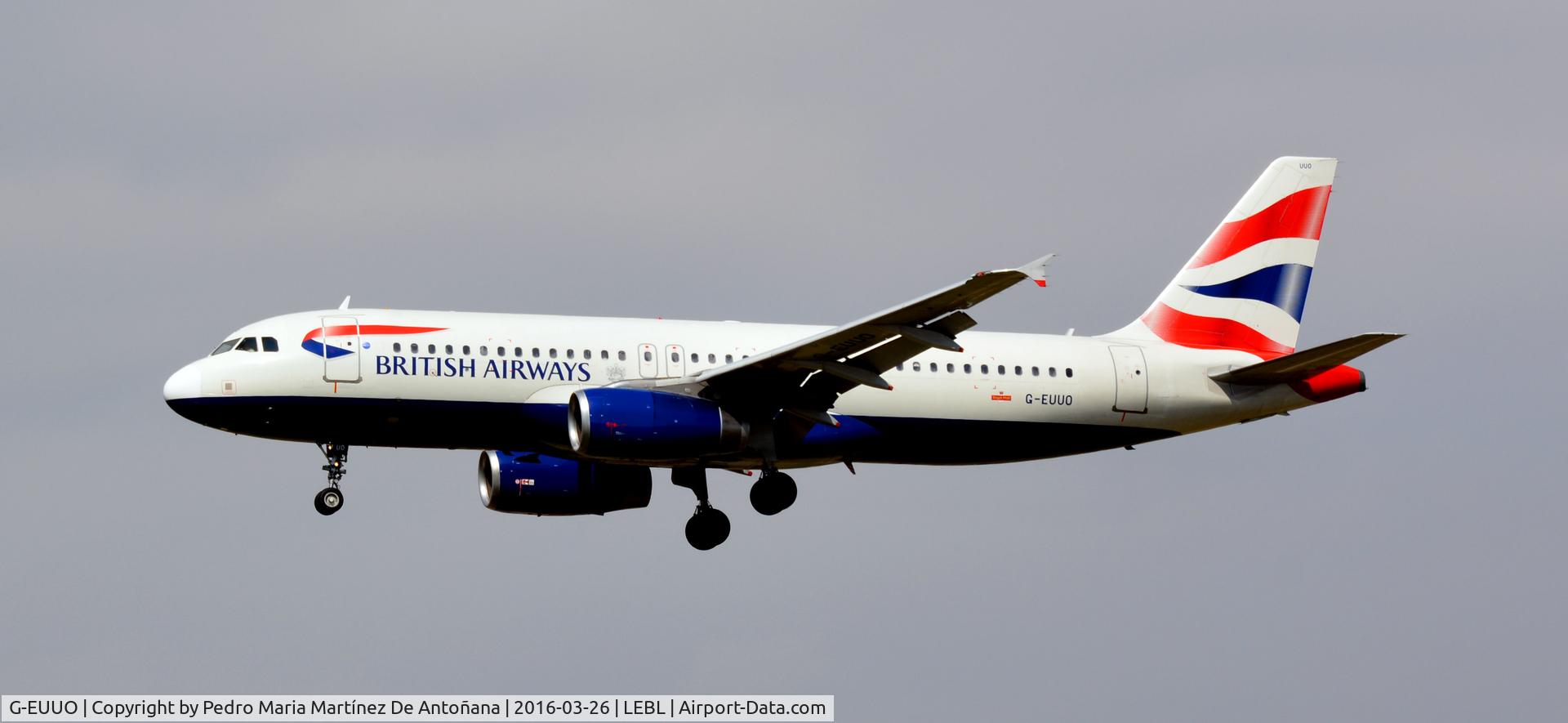 G-EUUO, 2003 Airbus A320-232 C/N 1958, El Prat -  Barcelona  -  España