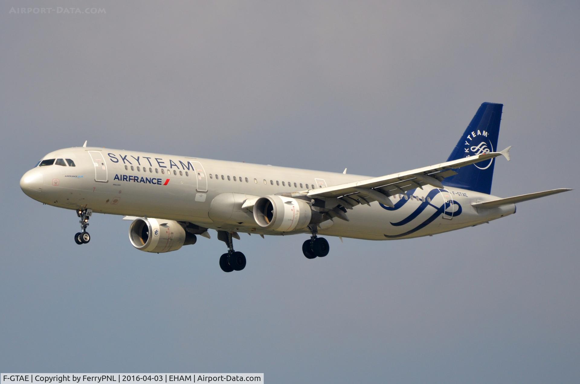 F-GTAE, 1998 Airbus A321-211 C/N 0796, Air France A321