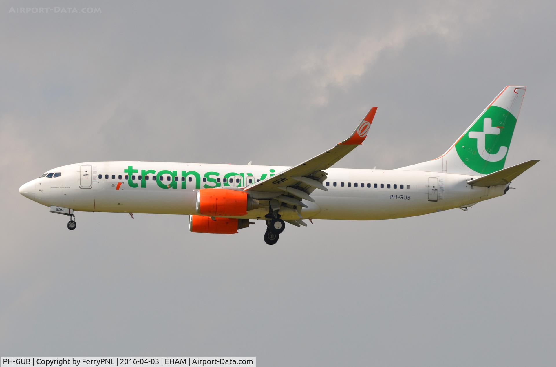 PH-GUB, Boeing 737-8EH C/N 35832/3309, Transavia B738 clearly showing its Brazilian origin