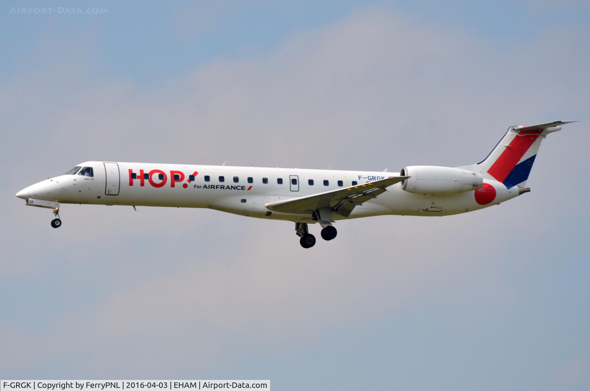 F-GRGK, 2000 Embraer EMB-145EU (ERJ-145EU) C/N 145324, Hop ERJ145