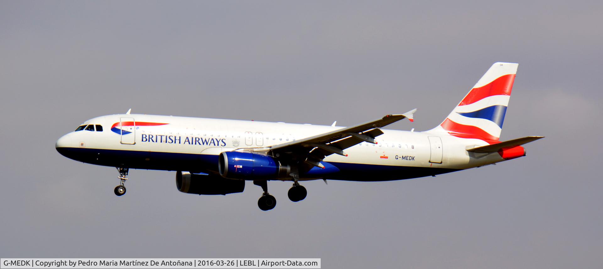 G-MEDK, 2005 Airbus A320-232 C/N 2441, El Prat -  Barcelona  -  España