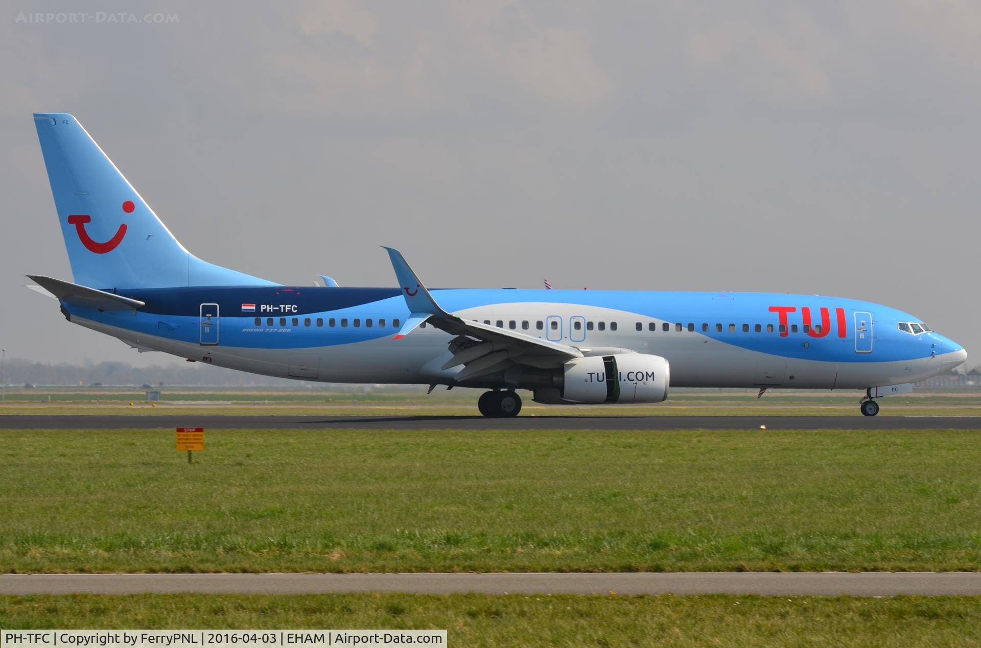 PH-TFC, 2009 Boeing 737-8K5 C/N 35146, TUI B738 back in AMS