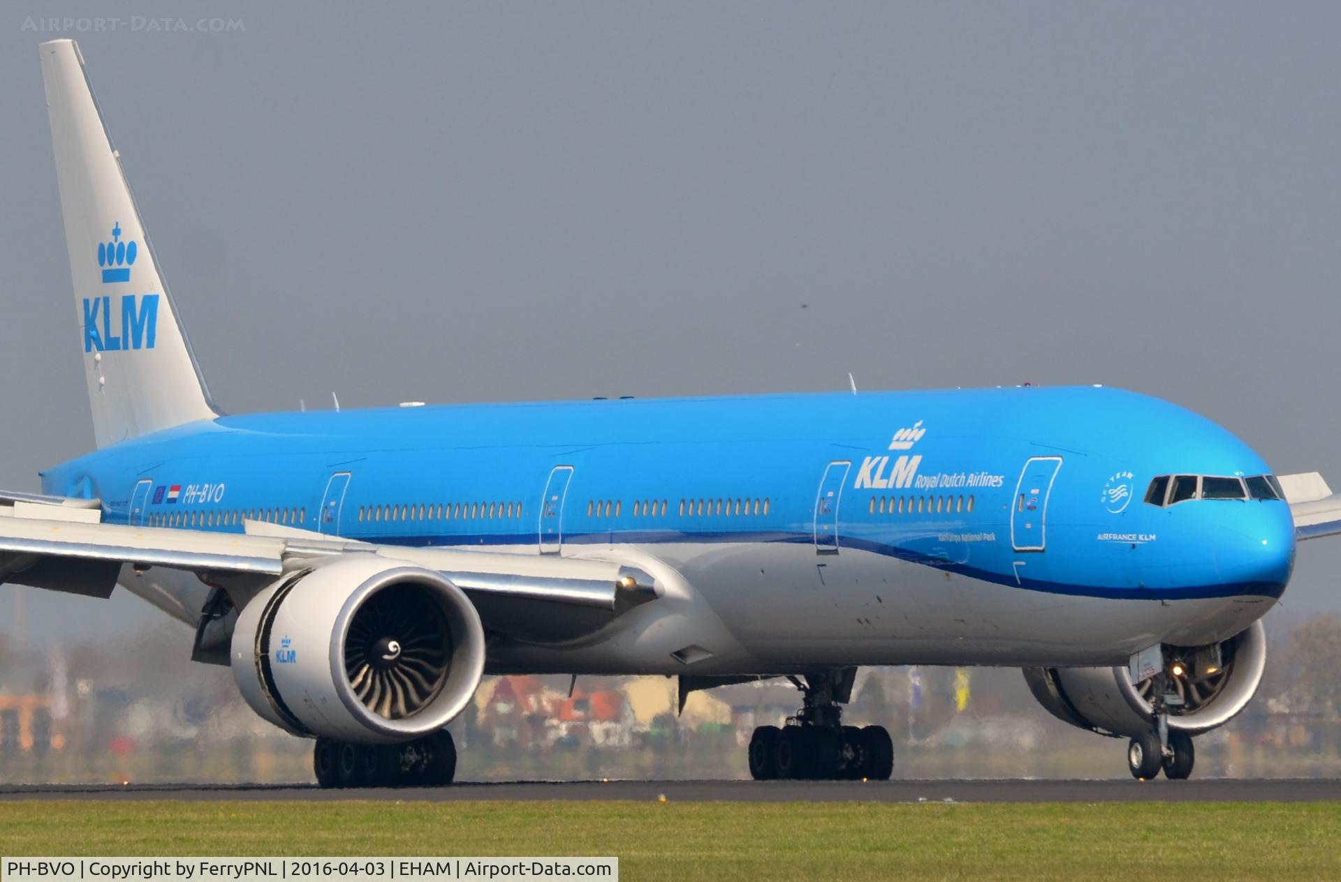 PH-BVO, 2015 Boeing 777-306/ER C/N 35946, KLM B773 landing.