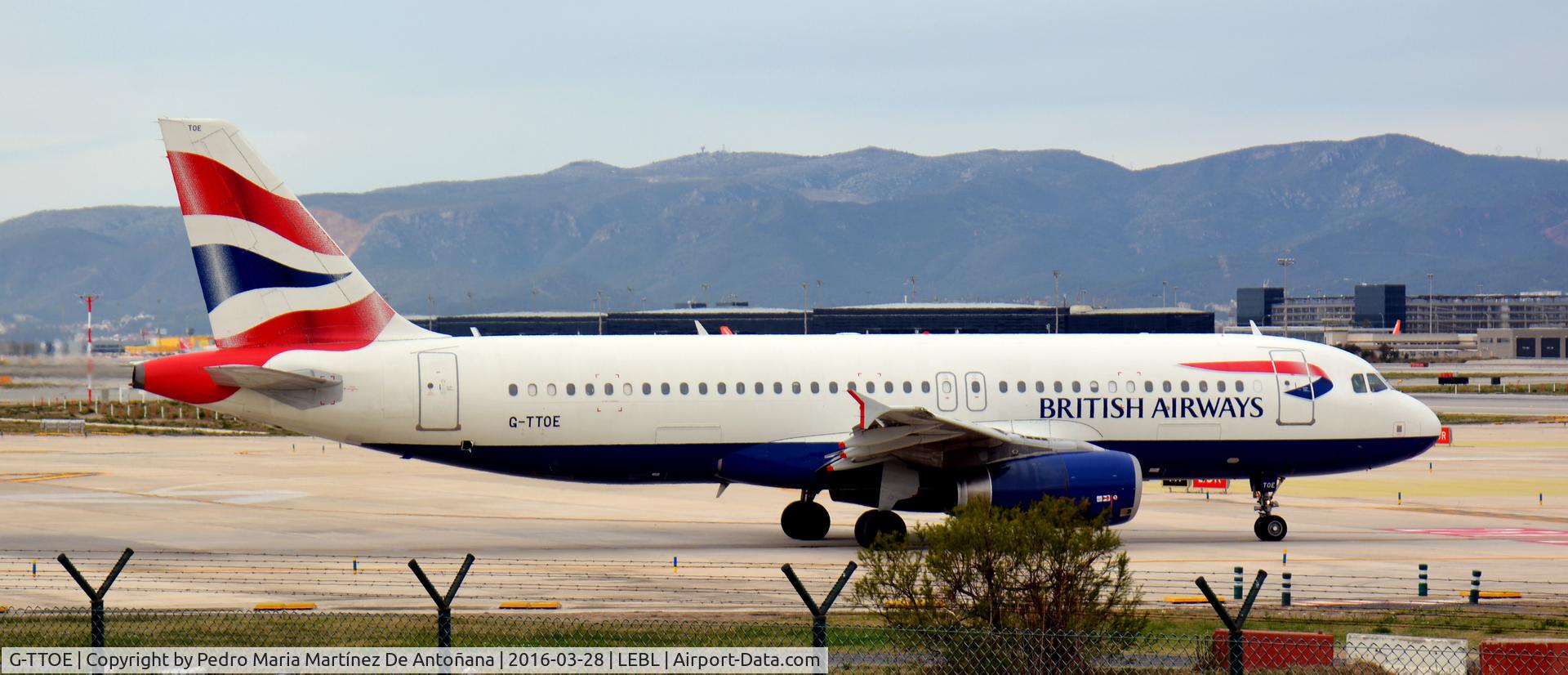 G-TTOE, 2002 Airbus A320-232 C/N 1754, El Prat -  Barcelona  -  España