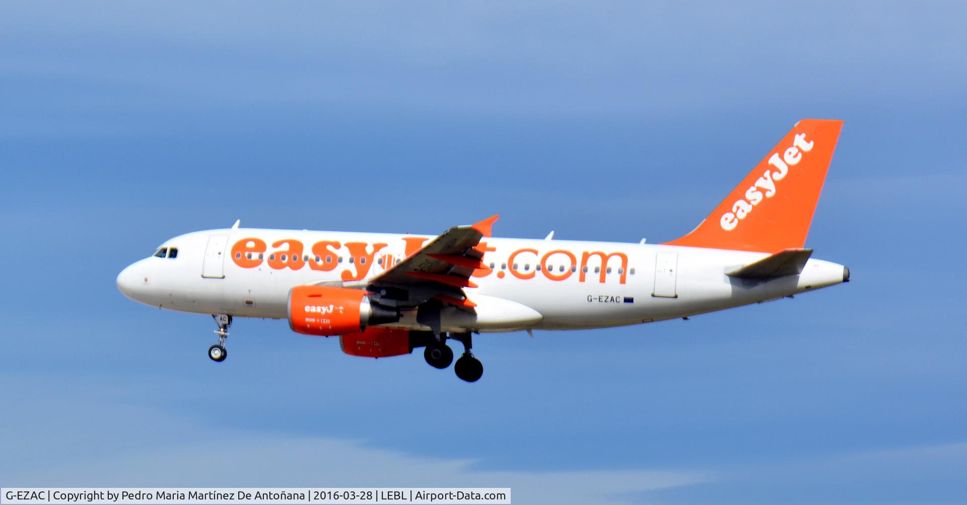 G-EZAC, 2006 Airbus A319-111 C/N 2691, El Prat -  Barcelona  -  España