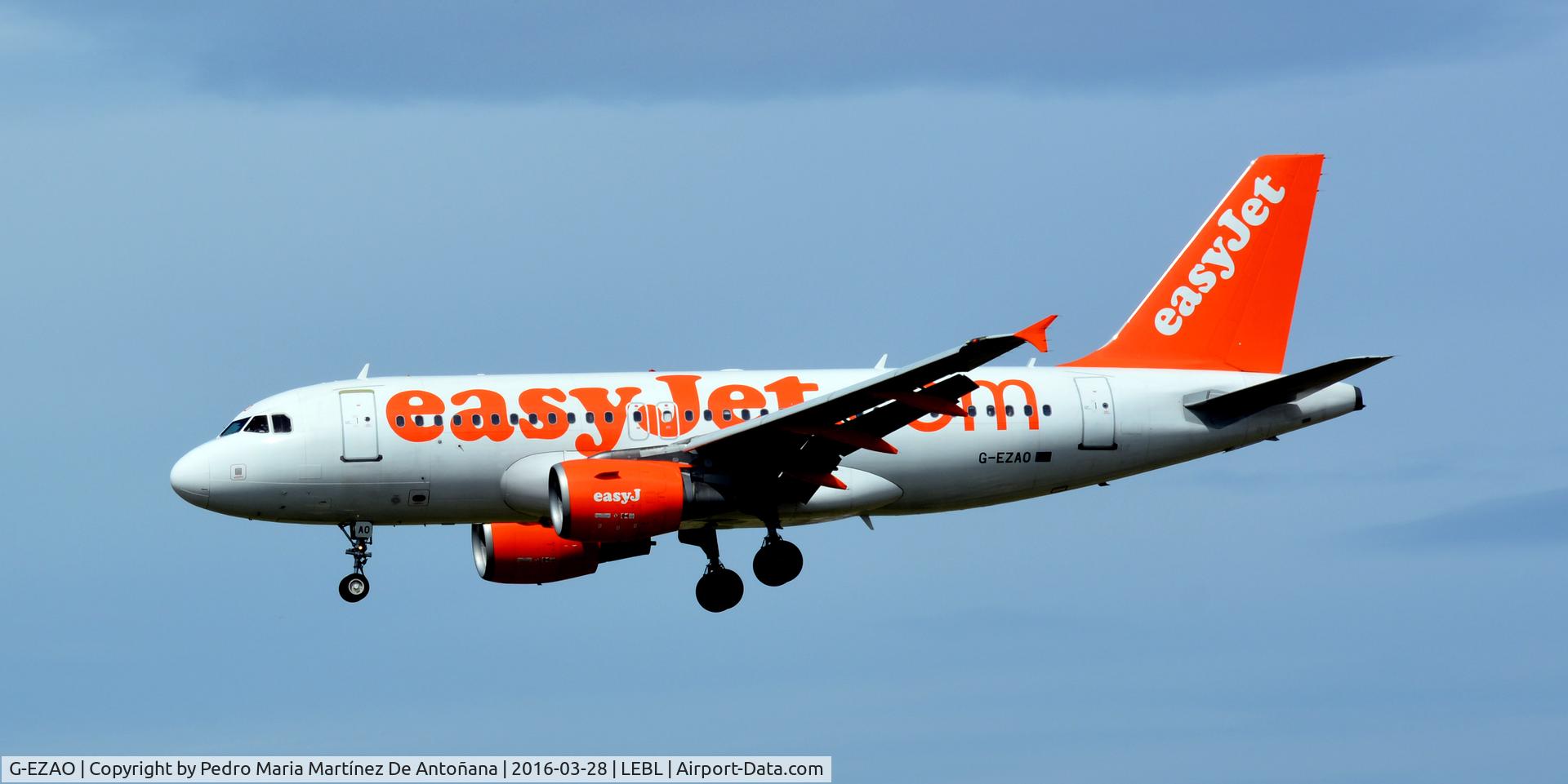 G-EZAO, 2006 Airbus A319-111 C/N 2769, El Prat -  Barcelona  -  España