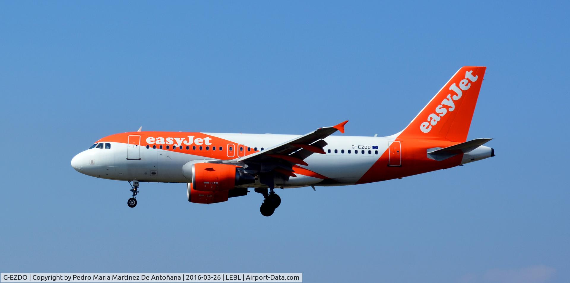 G-EZDO, 2008 Airbus A319-111 C/N 3634, El Prat -  Barcelona  -  España