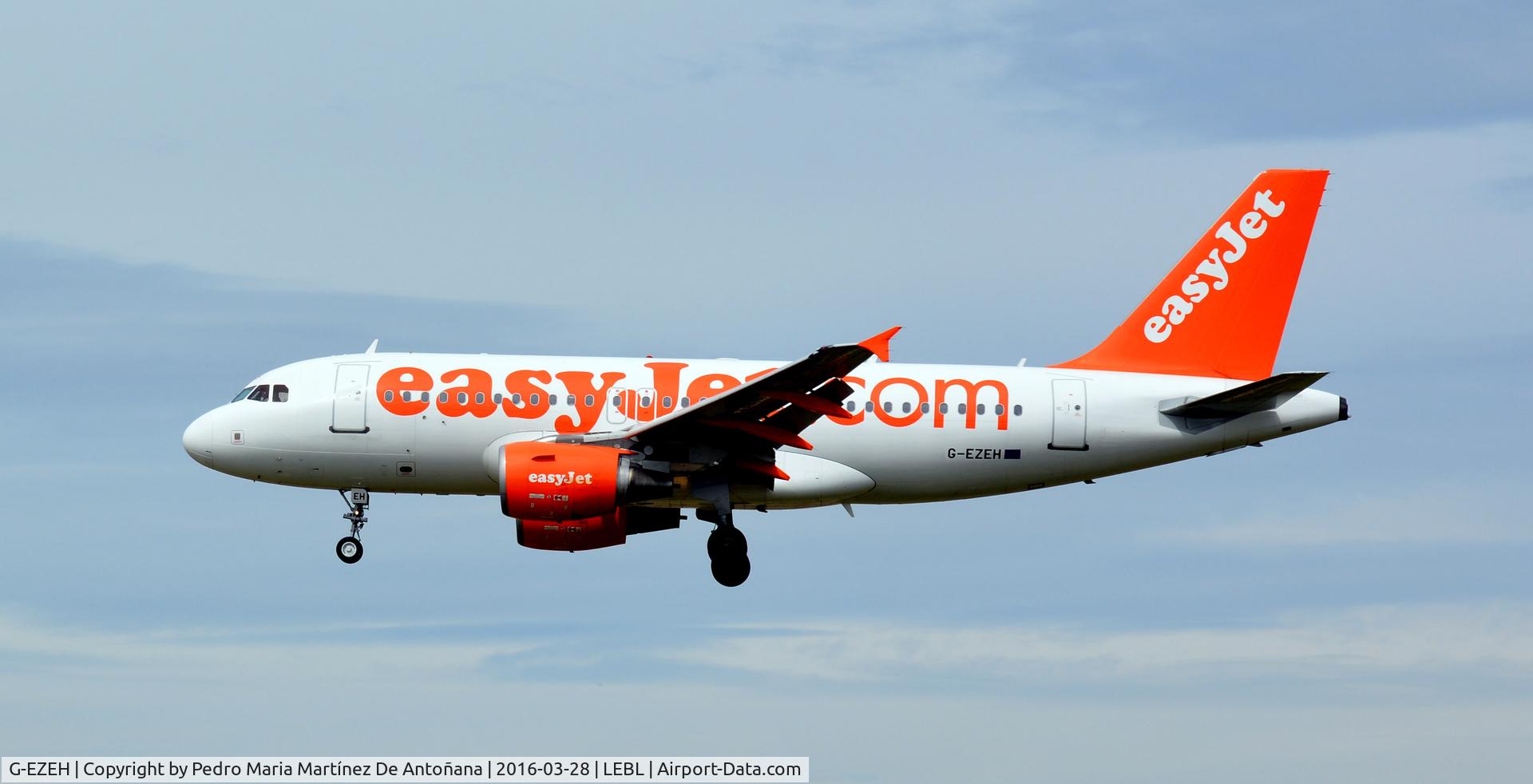 G-EZEH, 2004 Airbus A319-111 C/N 2184, El Prat -  Barcelona  -  España