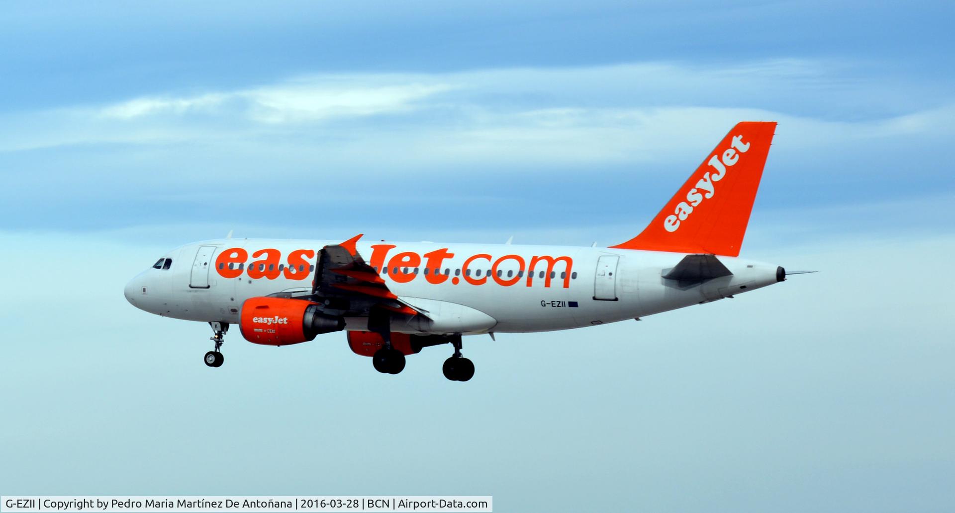 G-EZII, 2005 Airbus A319-111 C/N 2471, El Prat -  Barcelona  -  España