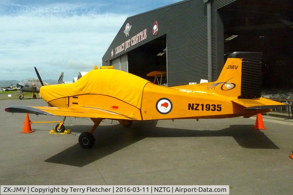 ZK-JMV, 1976 Pacific Aerospace CT/4B Airtrainer C/N 083, At Tauranga Airport , North Island , New Zealand