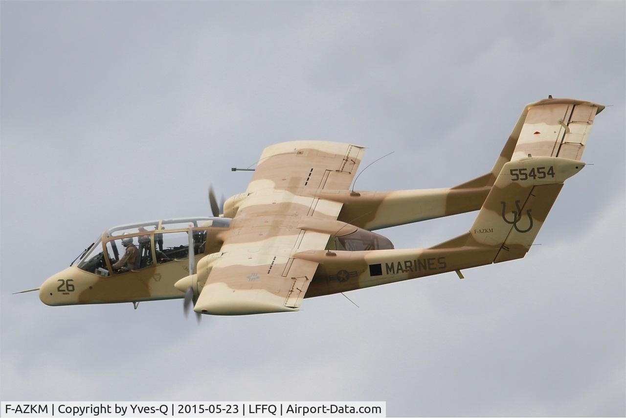 F-AZKM, 1971 North American OV-10B Bronco C/N 338-9 (305-65), North American OV-10B Bronco, On display, La Ferté-Alais airfield (LFFQ) Airshow 2015