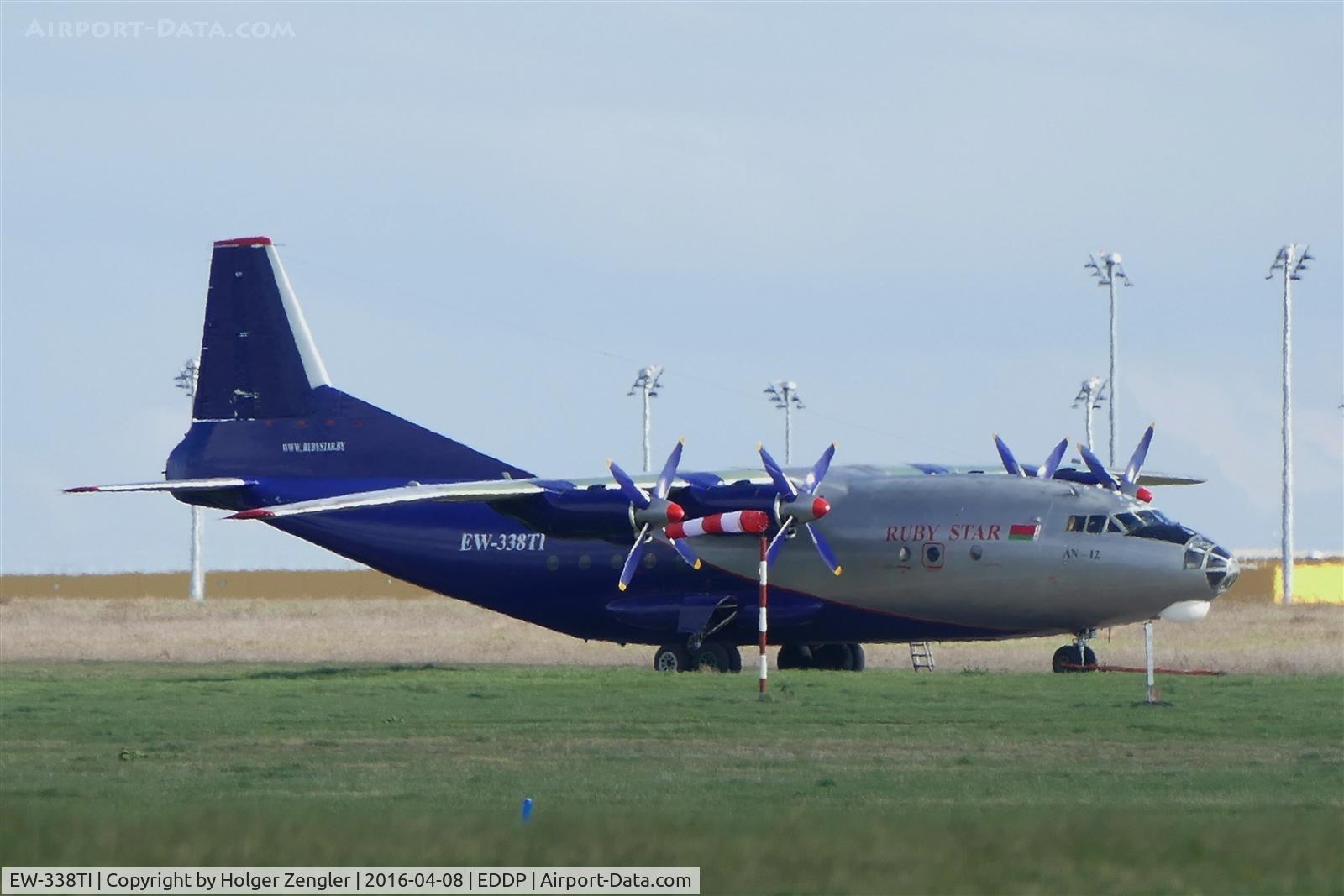 EW-338TI, Antonov An-12 C/N 1340106, A bumble bee namend RUBISTAR on apron 1 south....