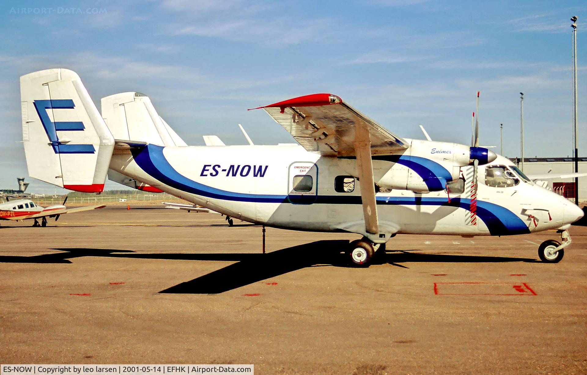 ES-NOW, 1986 WSK Mielec AN-28 C/N 1AJ-002-07, Helsinki 14.5.01