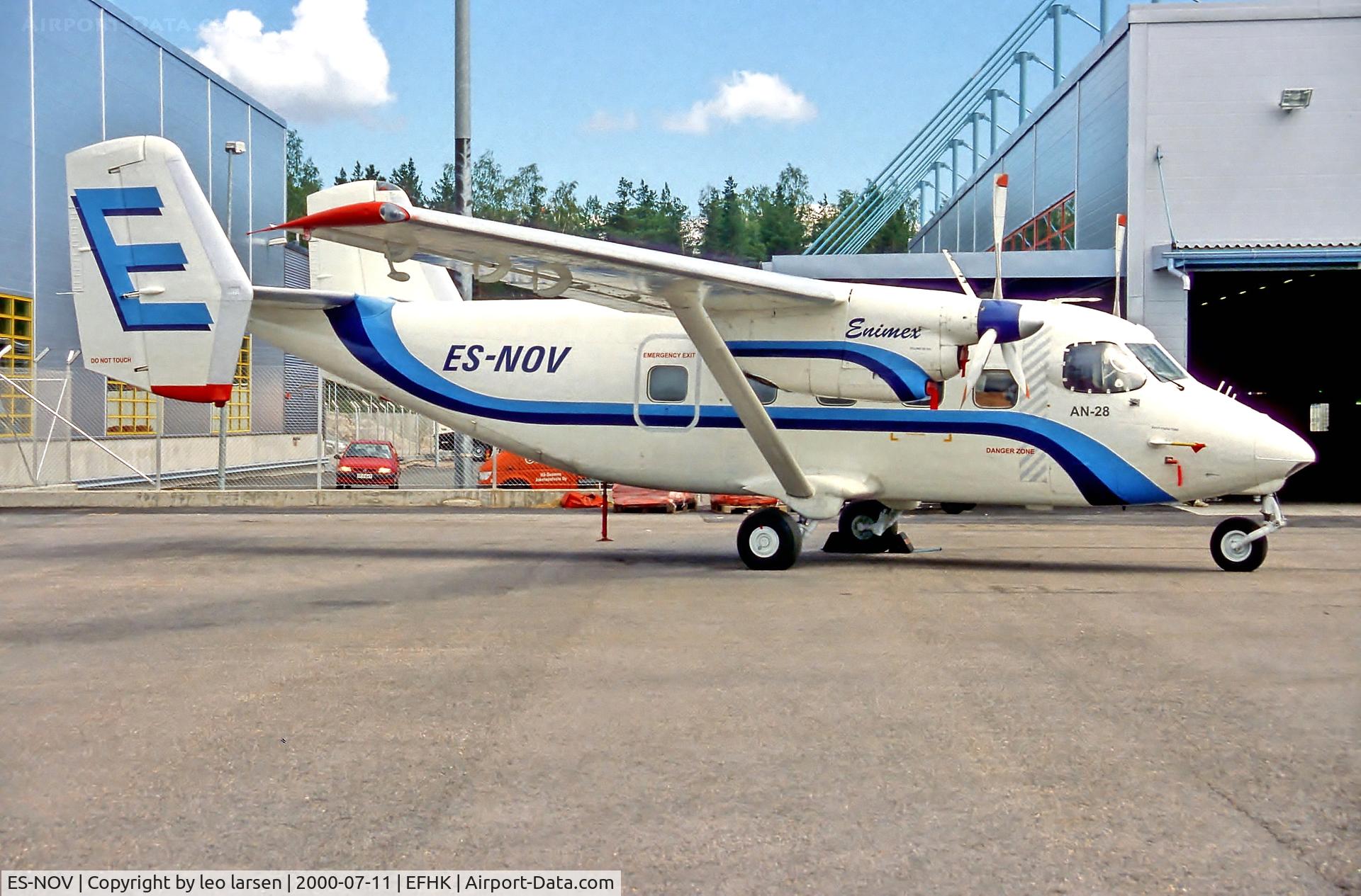 ES-NOV, 1986 WSK Mielec AN-28 C/N 1AJ003-03, Helsinki 11.7.00.Aircraft crashed 23.11.01 Kardla