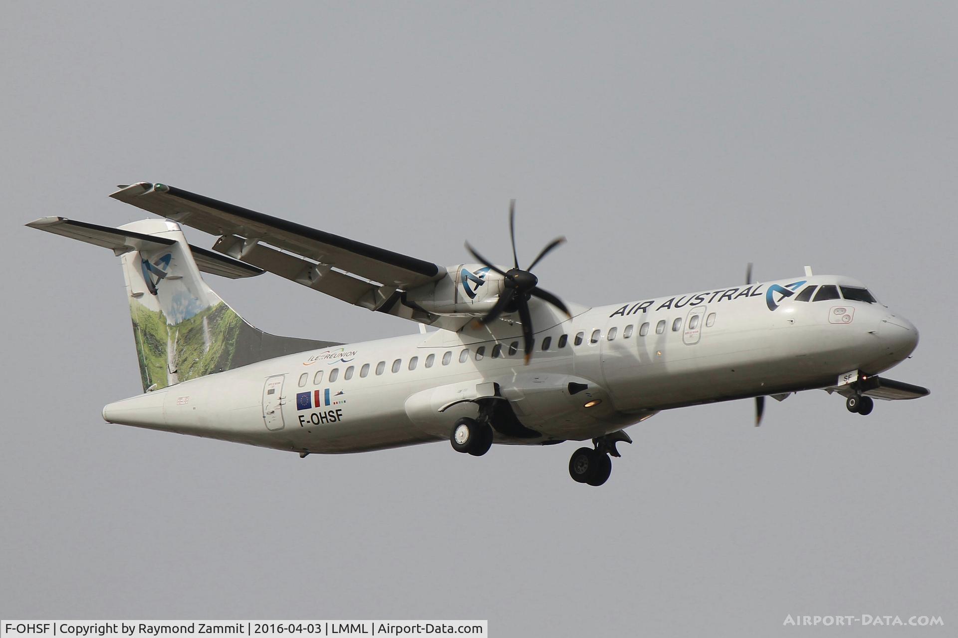 F-OHSF, 2000 ATR 72-212A C/N 650, ATR-72 F-OHSF Air Austral