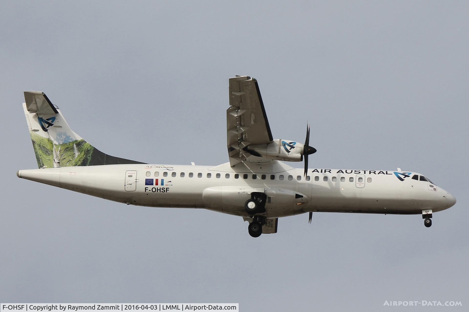 F-OHSF, 2000 ATR 72-212A C/N 650, ATR-72 F-OHSF Air Austral