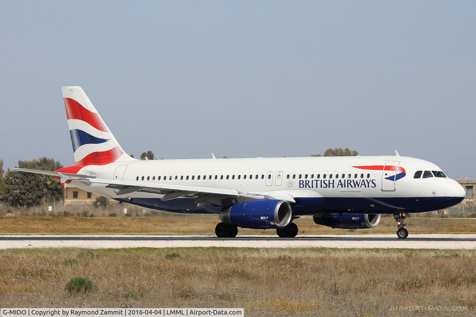 G-MIDO, 2002 Airbus A320-232 C/N 1987, A320 G-MIDO British Airways