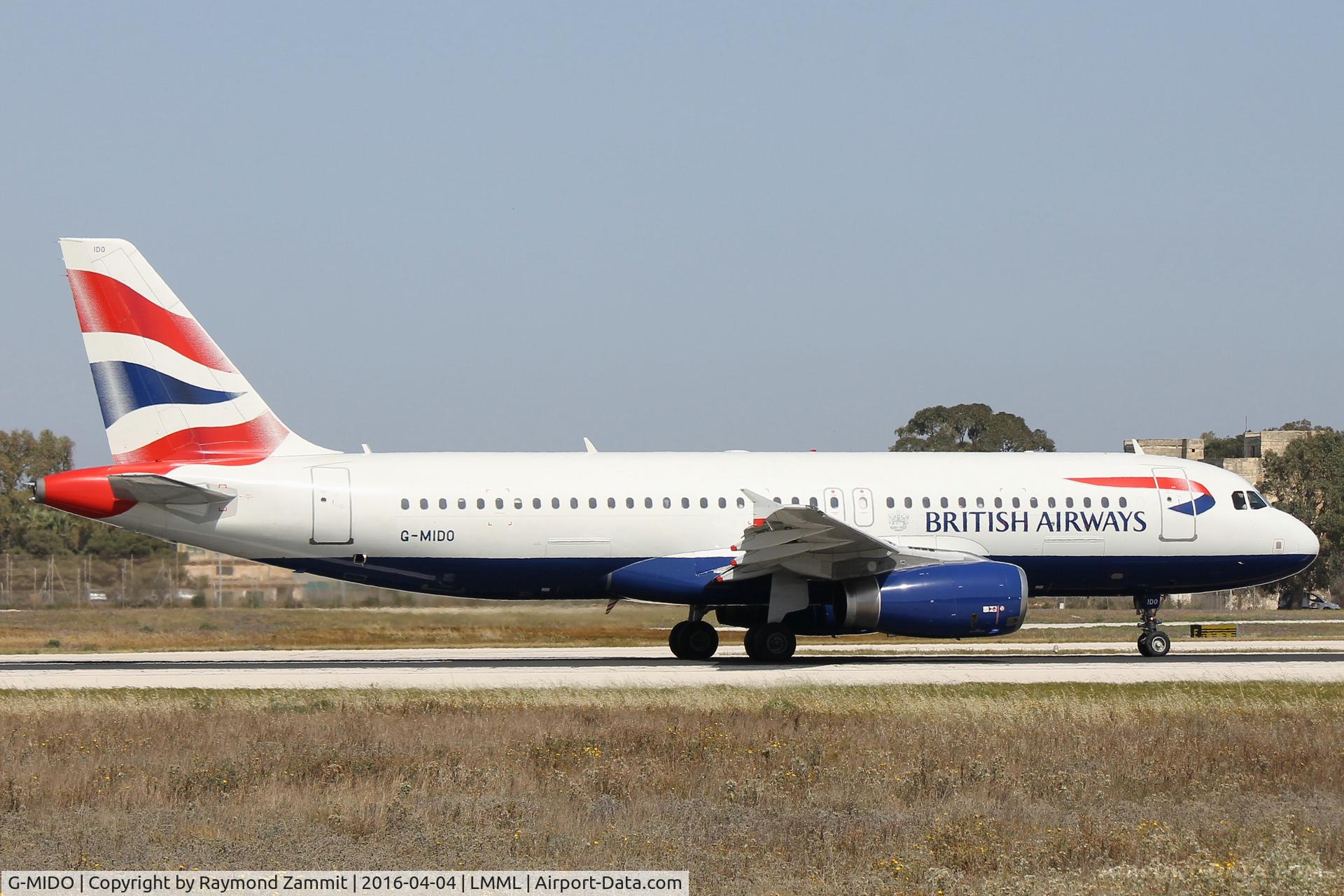 G-MIDO, 2002 Airbus A320-232 C/N 1987, A320 G-MIDO British Airways
