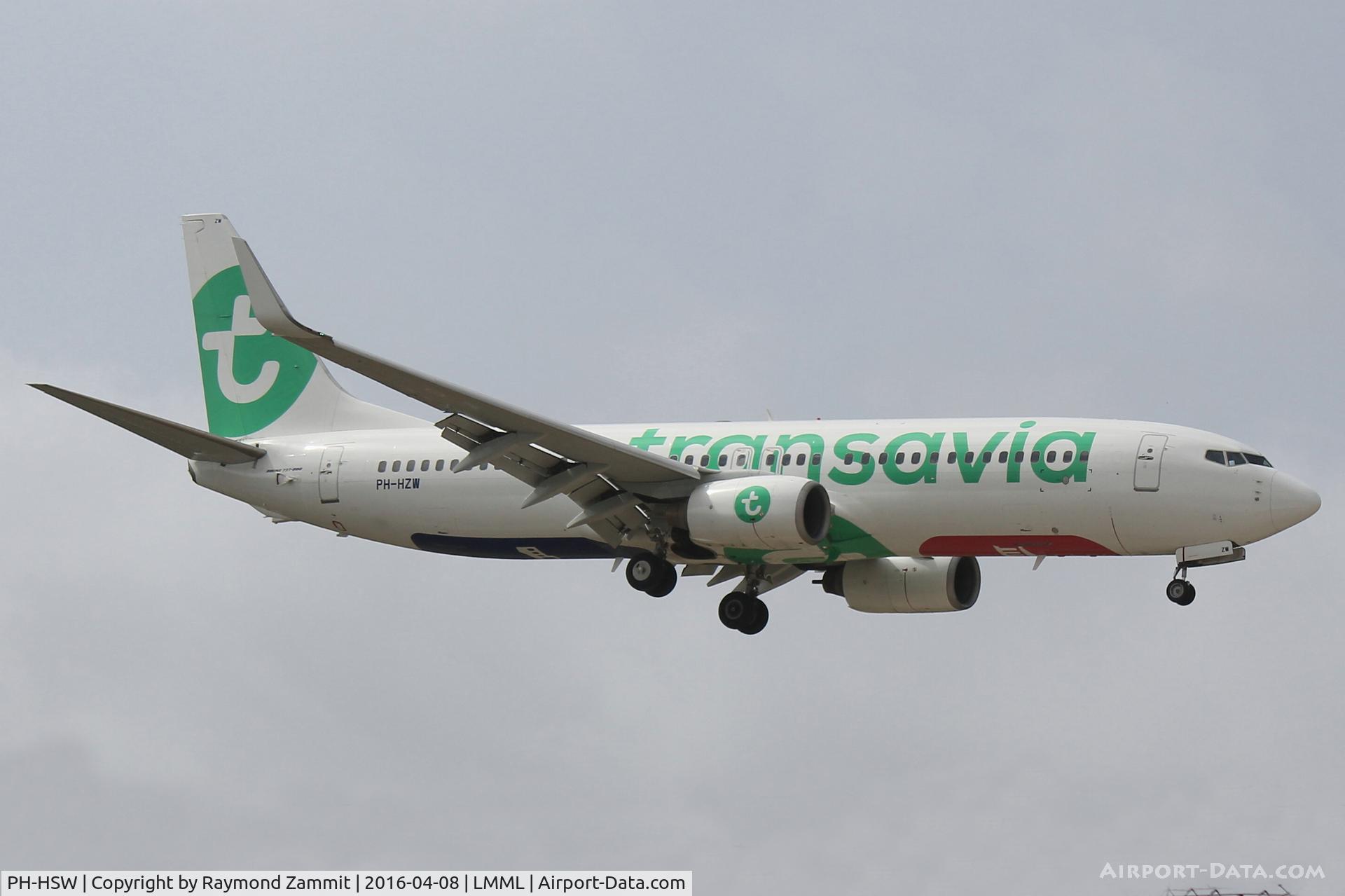 PH-HSW, 2009 Boeing 737-8K2 C/N 37160, B737-800 PH-HZW Transavia Holland