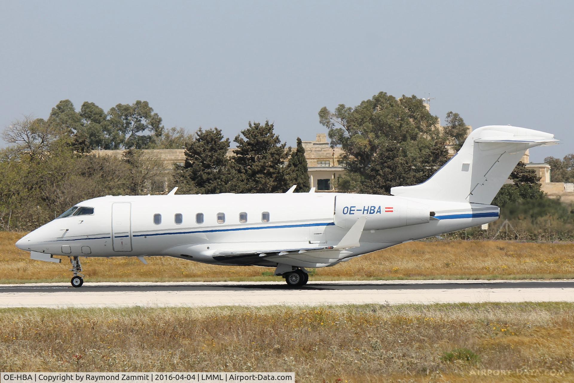 OE-HBA, 2009 Bombardier Challenger 300 (BD-100-1A10) C/N 20317, Bombardier BD-100 OE-HBA Amira Air