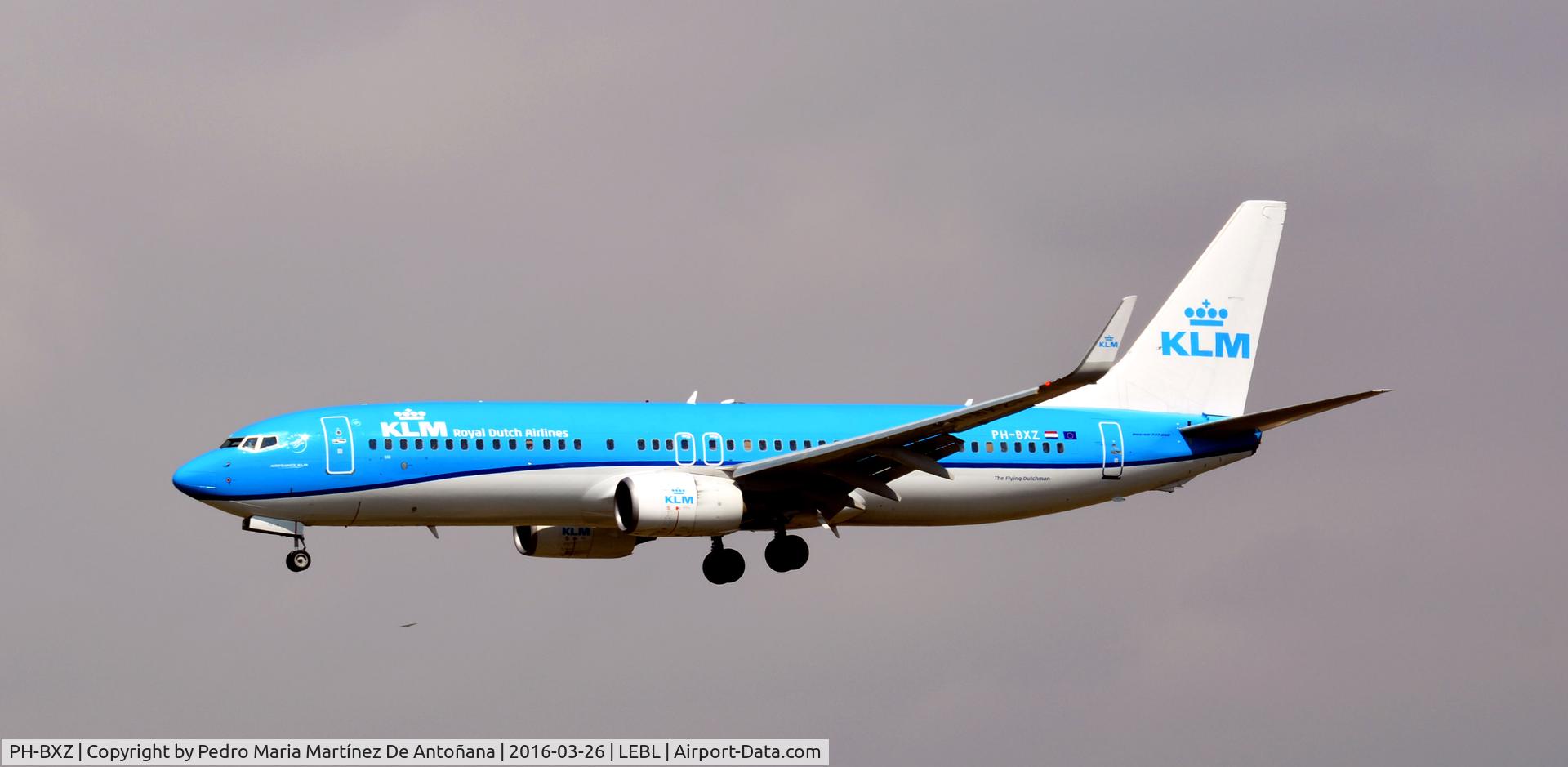 PH-BXZ, 2008 Boeing 737-8K2 C/N 30368, El Prat -  Barcelona  -  España