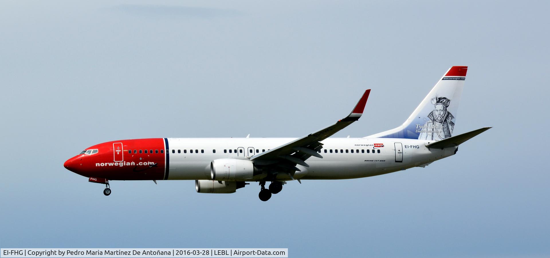 EI-FHG, 2010 Boeing 737-86N C/N 37884, El Prat -  Barcelona  -  España