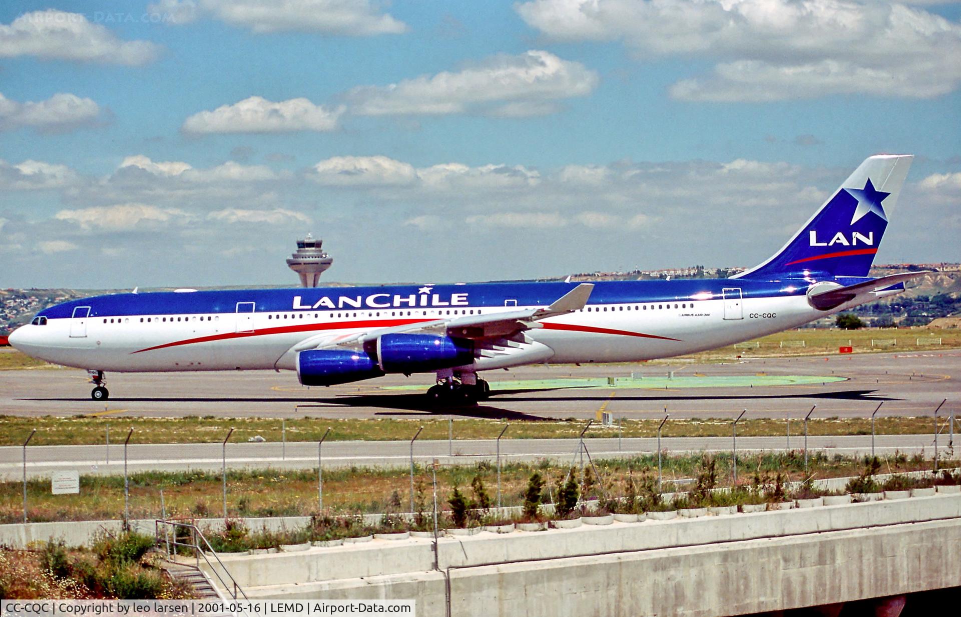 CC-CQC, 2000 Airbus A340-313X C/N 363, Madrid 16.5.01
