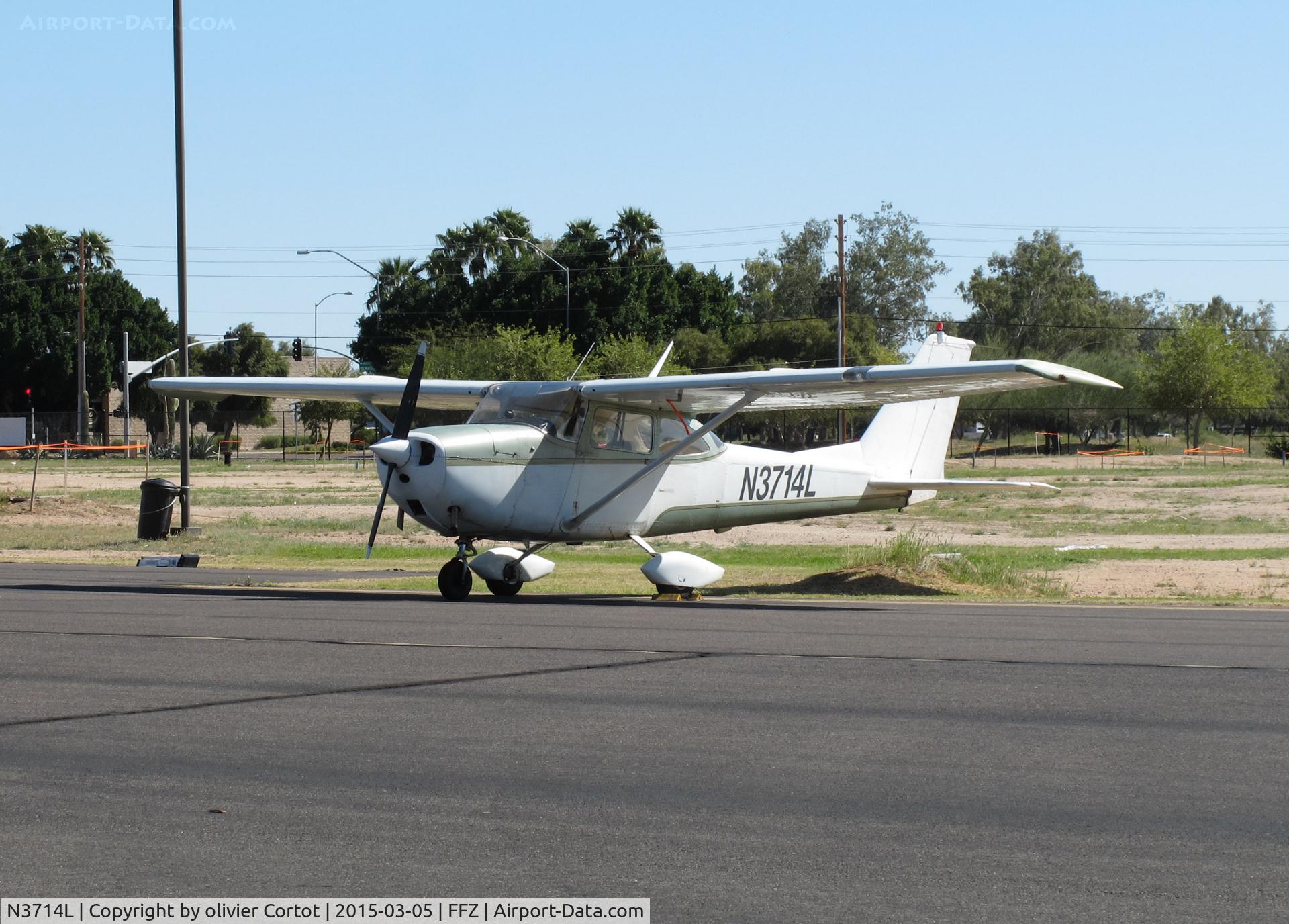 N3714L, 1965 Cessna 172G C/N 17253883, Falcon field
