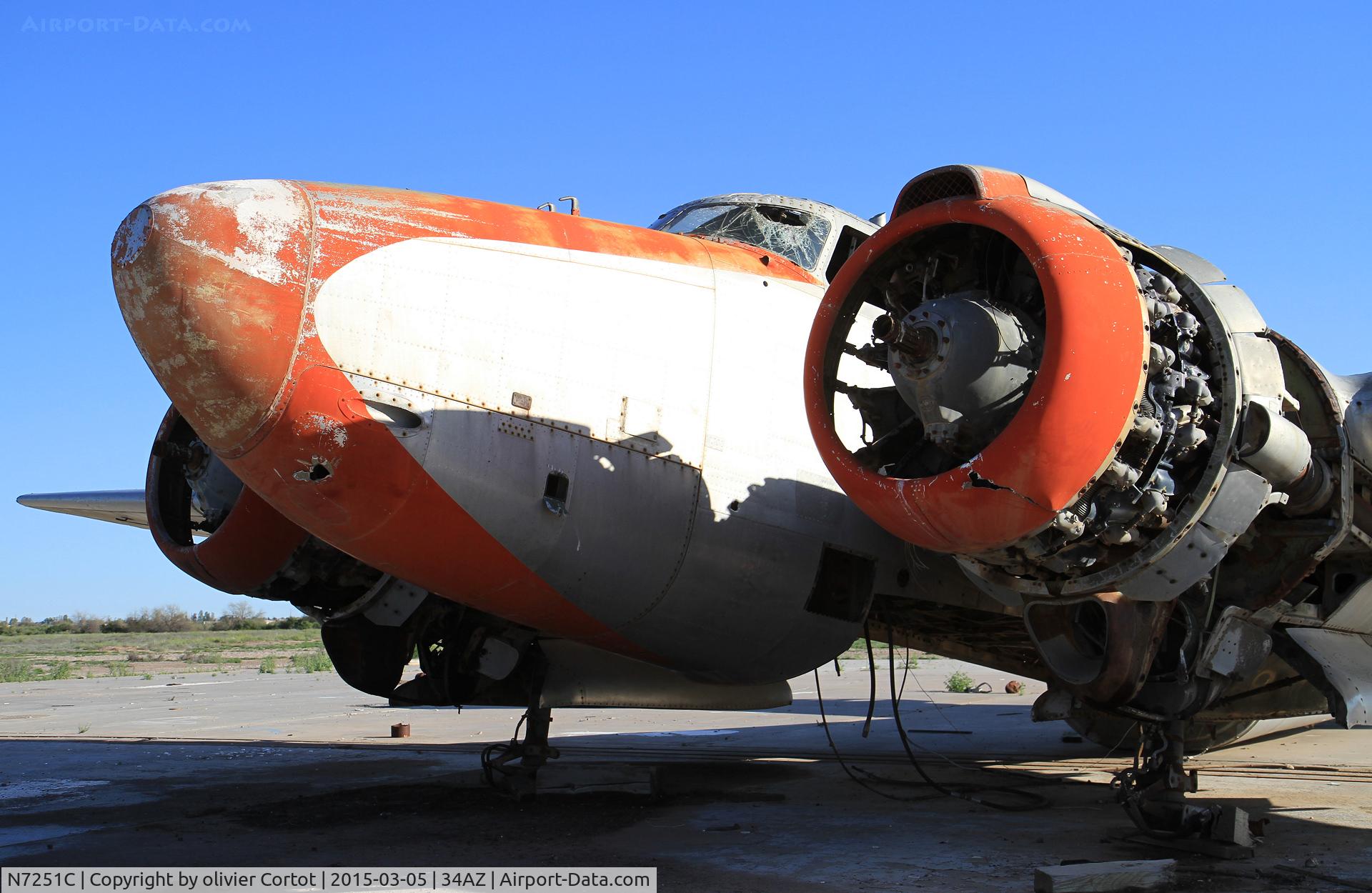 N7251C, 1945 Lockheed PV-2 Harpoon C/N 15-1516, closer view