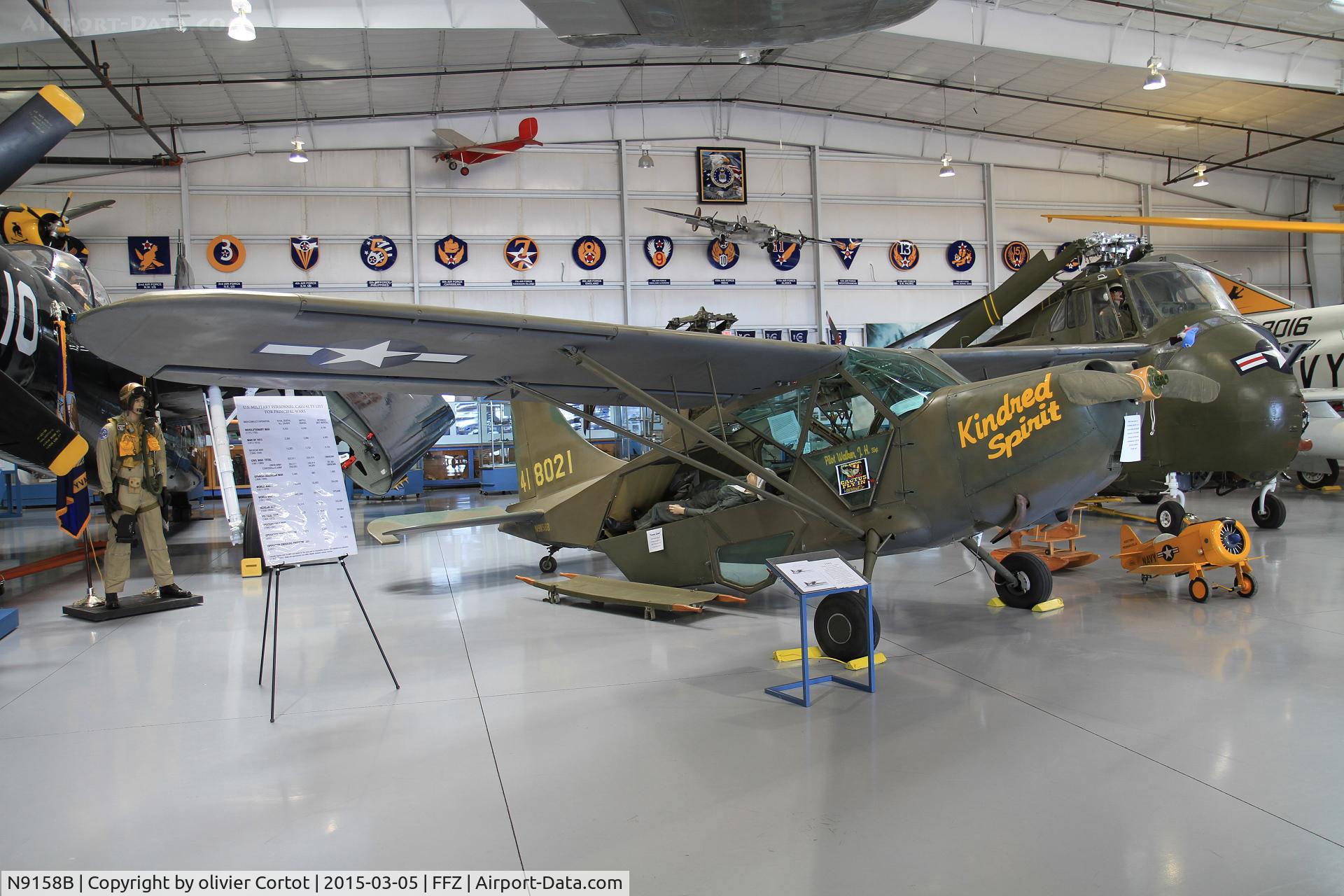 N9158B, Stinson L-5E Sentinel C/N 76-3410, CAF Arizona wing museum