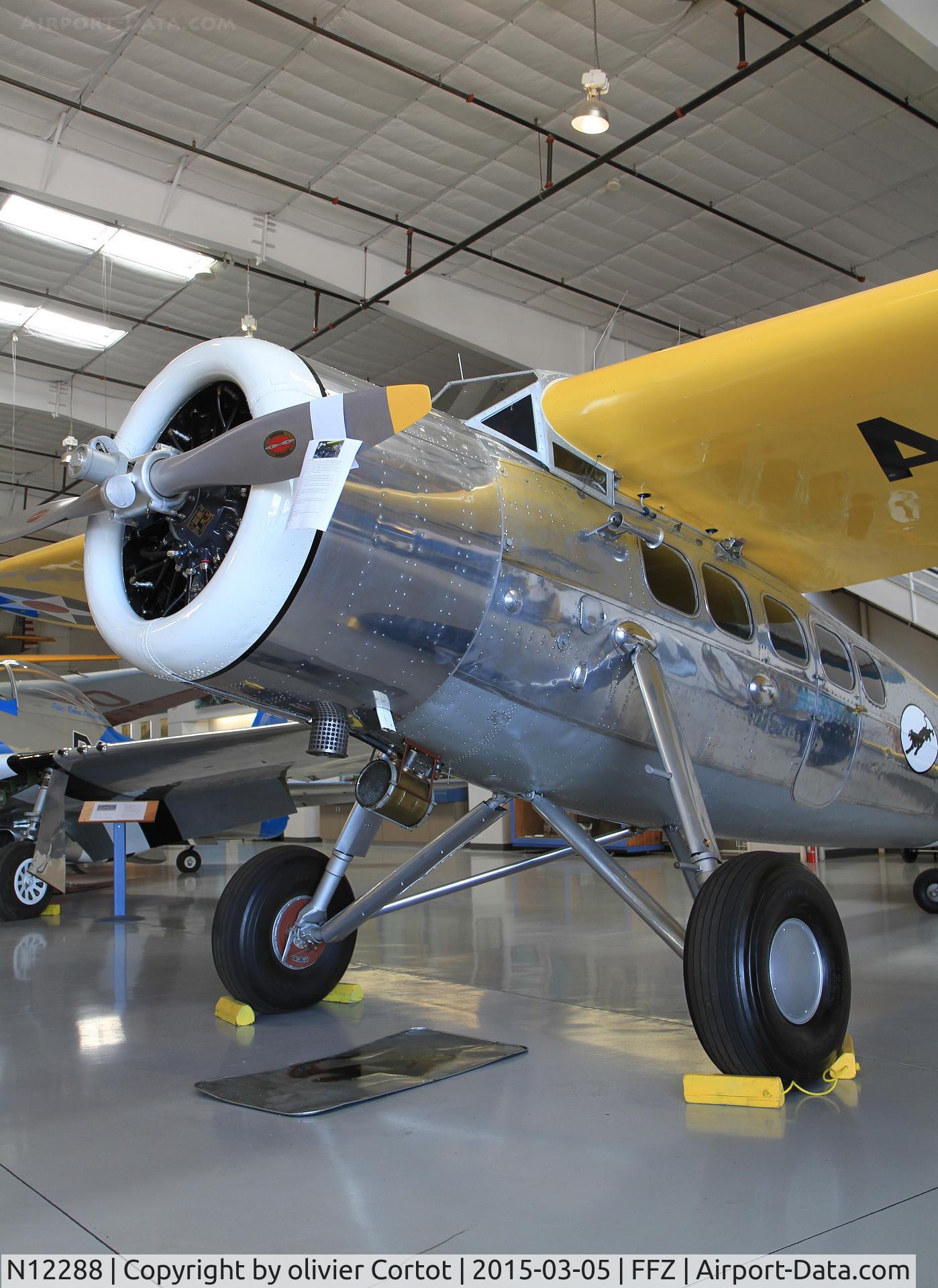N12288, 1933 Lockheed VEGA 1 C/N 161, CAF Arizona wing museum
