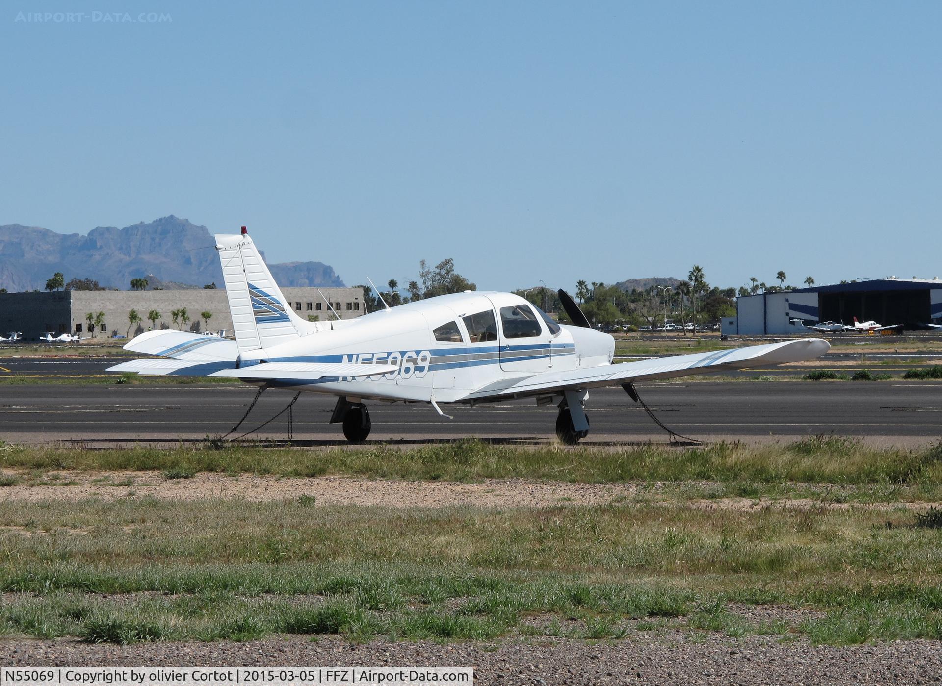 N55069, 1973 Piper PA-28R-200 C/N 28R-7335177, Falcon field