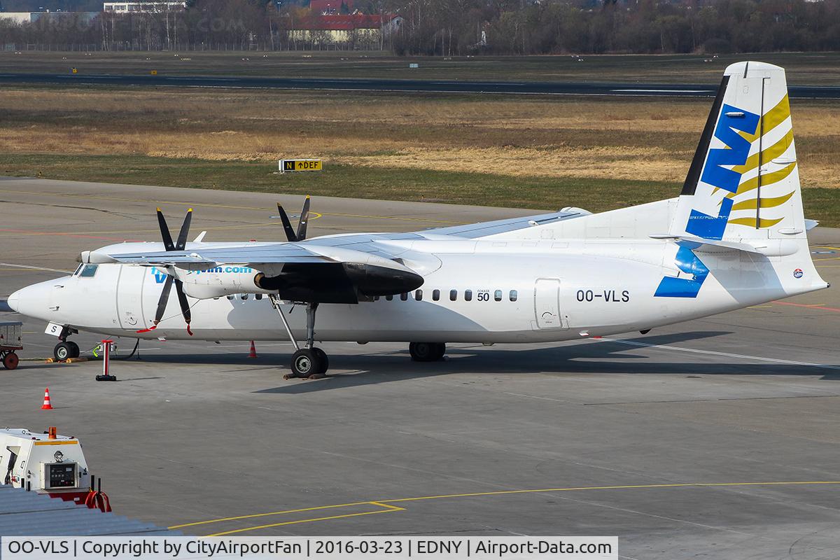 OO-VLS, 1987 Fokker 50 C/N 20109, VLM Airlines (VLM/VG)