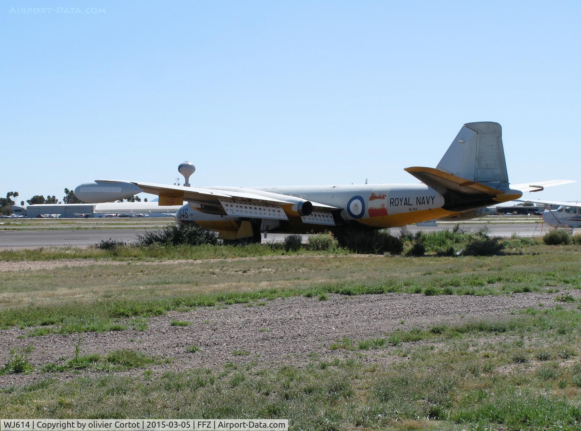 WJ614, 1954 English Electric Canberra TT.18 C/N HP-181B, Now in Arizona...