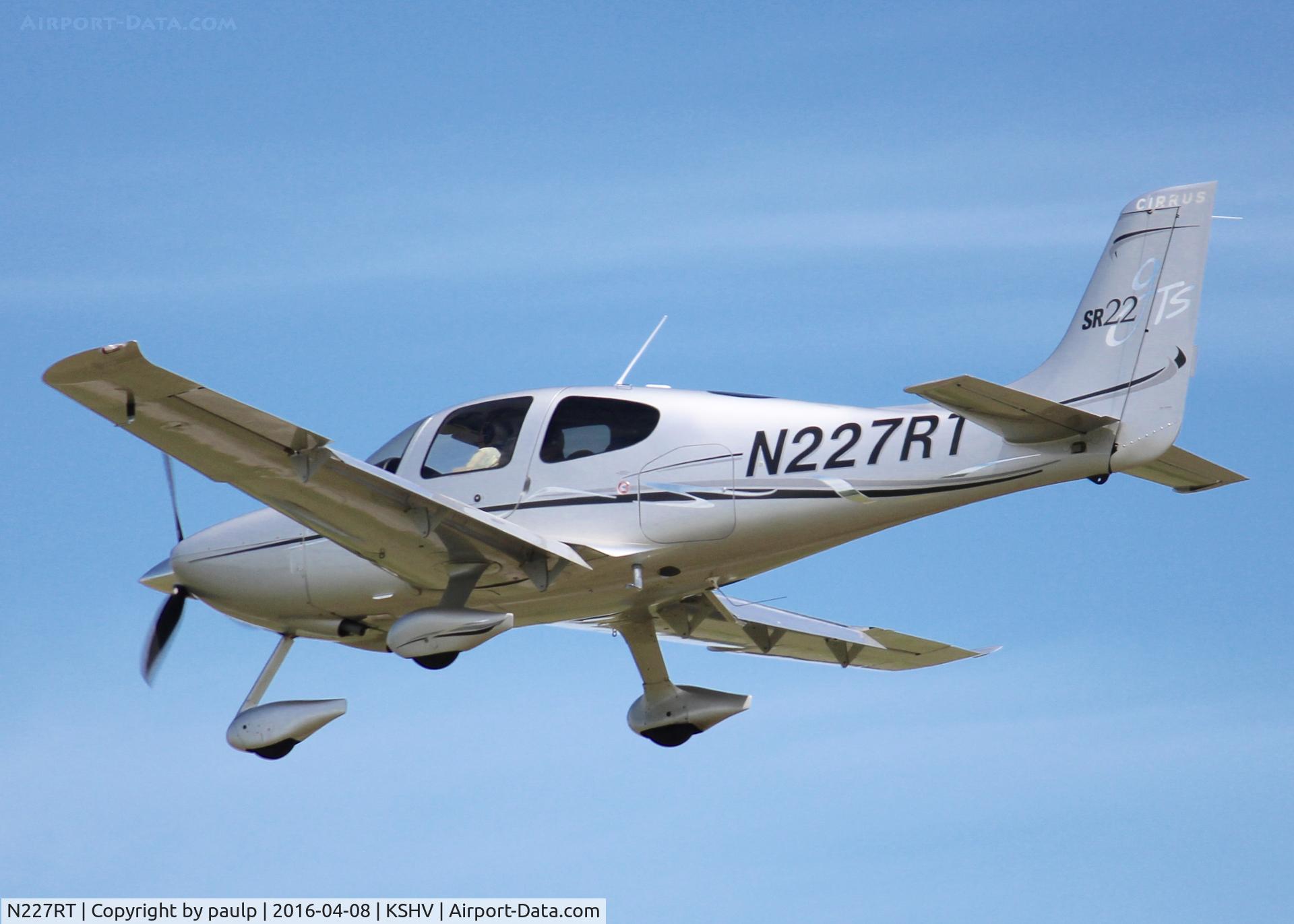 N227RT, 2007 Cirrus SR22 GTS C/N 2357, At Shreveport Regional.