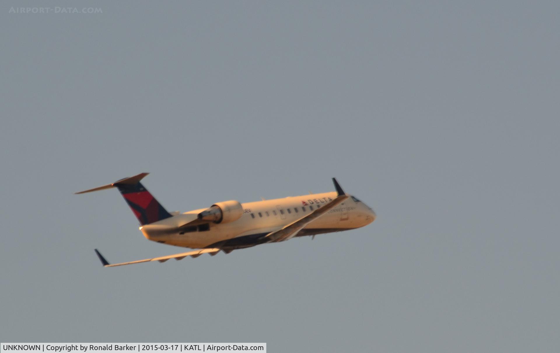 UNKNOWN, Airliners Various C/N Unknown, CL 600-2B19 departing Atlanta