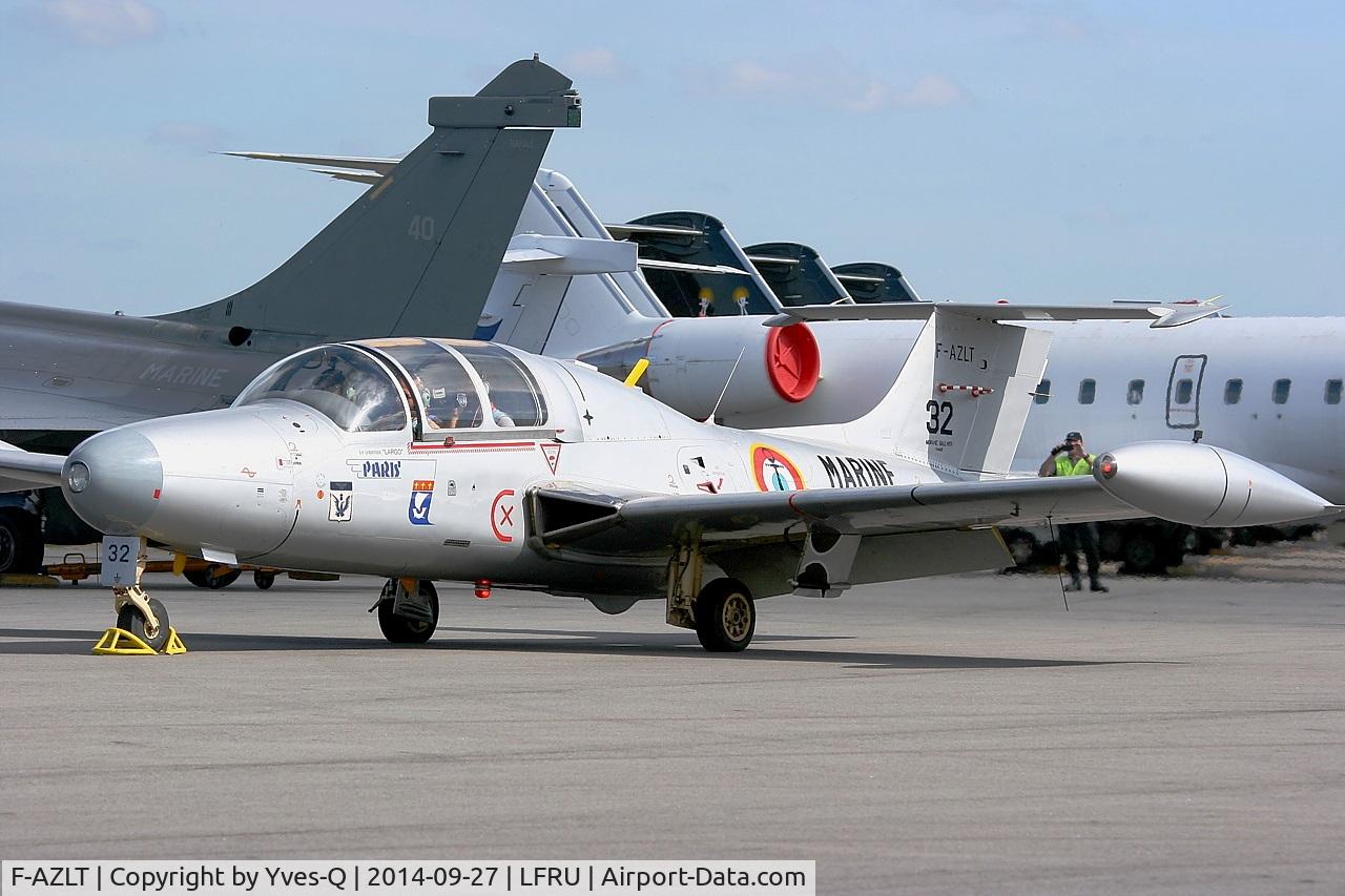 F-AZLT, 1958 Morane-Saulnier MS.760 Paris I C/N 32, Morane-Saulnier MS-760A, Morlaix-Ploujean airport (LFRU-MXN) air show 2014