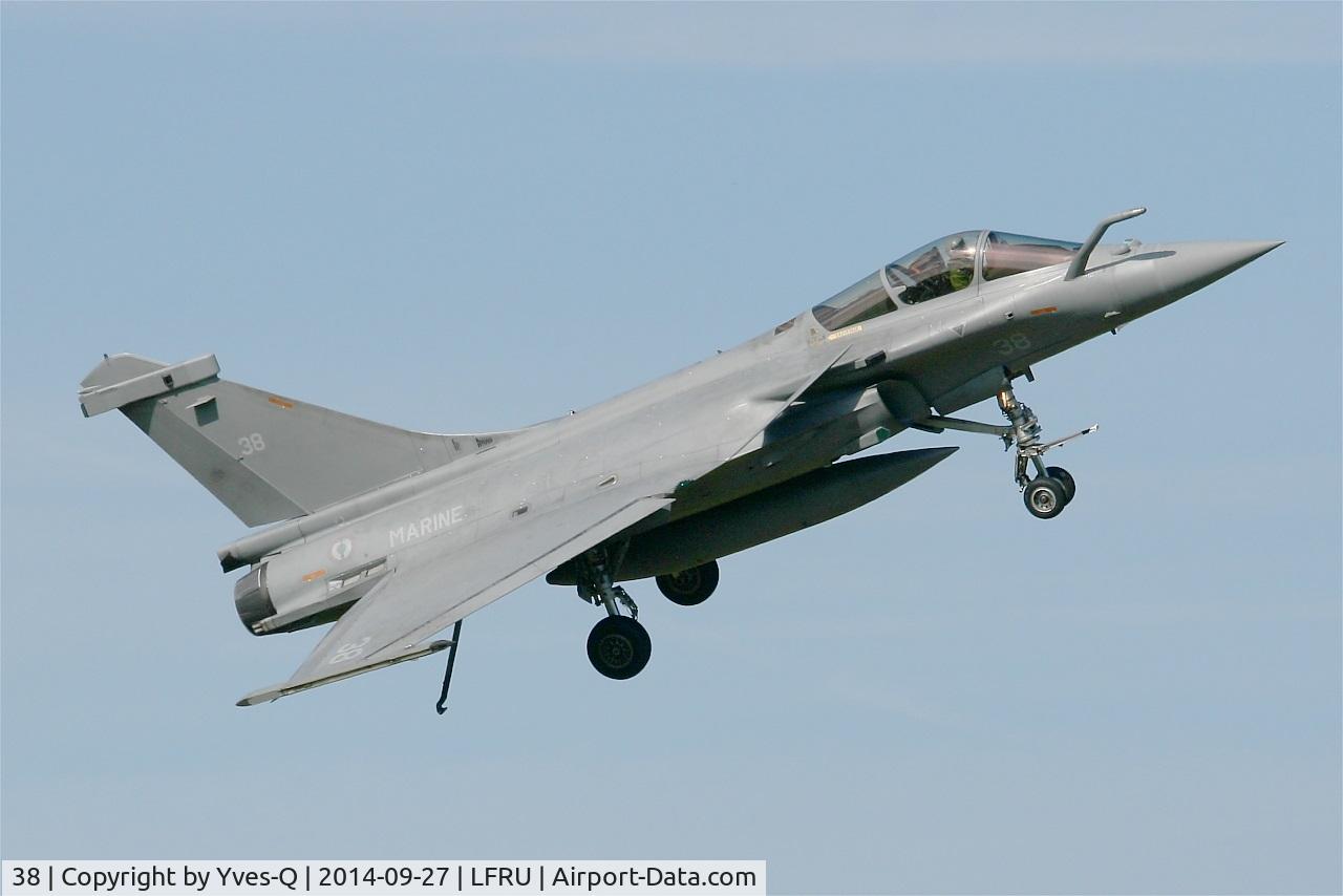 38, 2013 Dassault Rafale M C/N 38, French naval aviation Dassault Rafale M, On display, Morlaix-Ploujean airport (LFRU-MXN) air show 2014