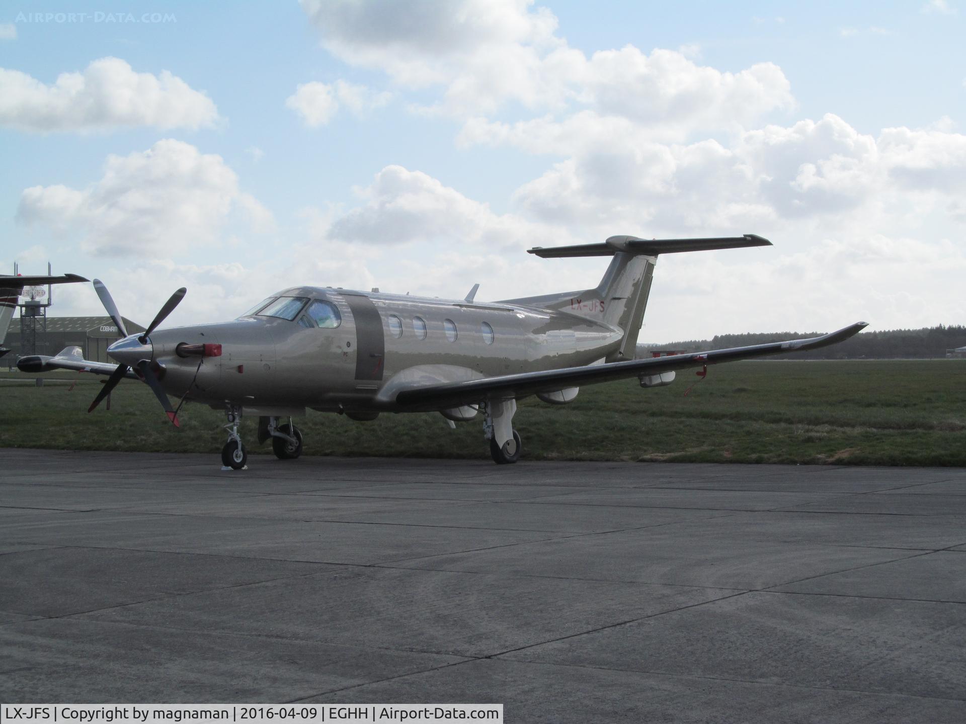 LX-JFS, 2011 Pilatus PC-12/47E C/N 1314, nice air time Pilatus - at Pilatus centre