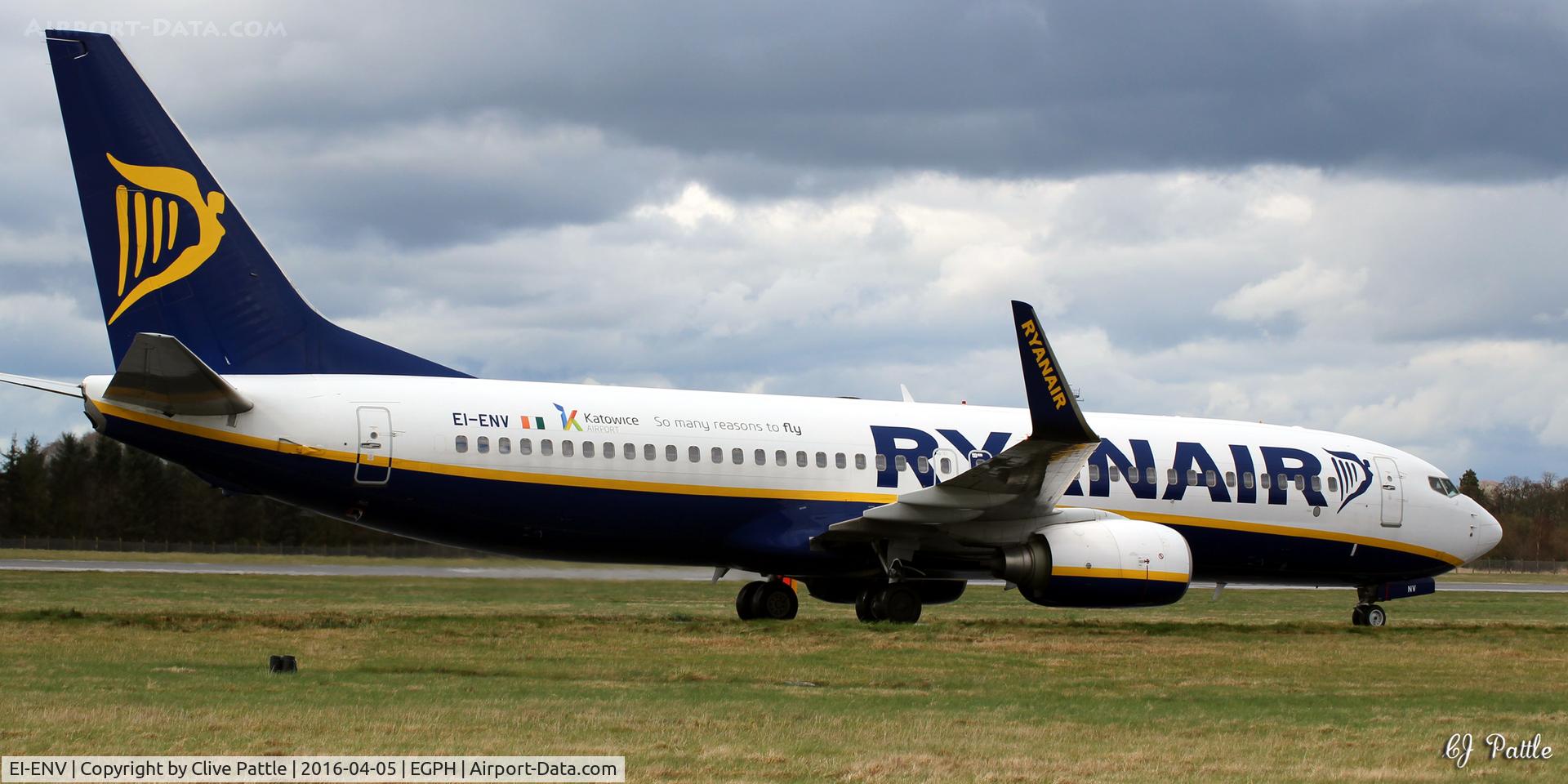 EI-ENV, 2010 Boeing 737-8AS C/N 35039, Edinburgh EGPH