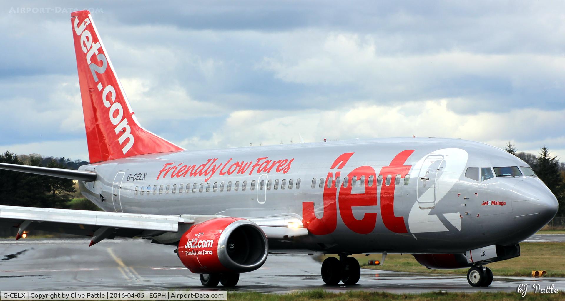 G-CELX, 1986 Boeing 737-377(QC) C/N 23654, Edinburgh EGPH