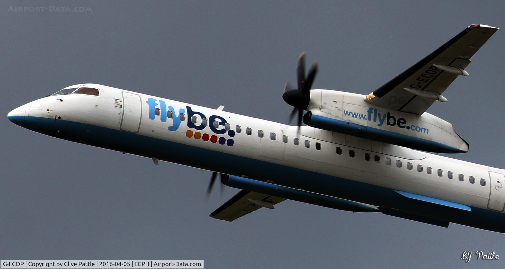 G-ECOP, 2009 De Havilland Canada DHC-8-402Q Dash 8 C/N 4242, Edinburgh EGPH