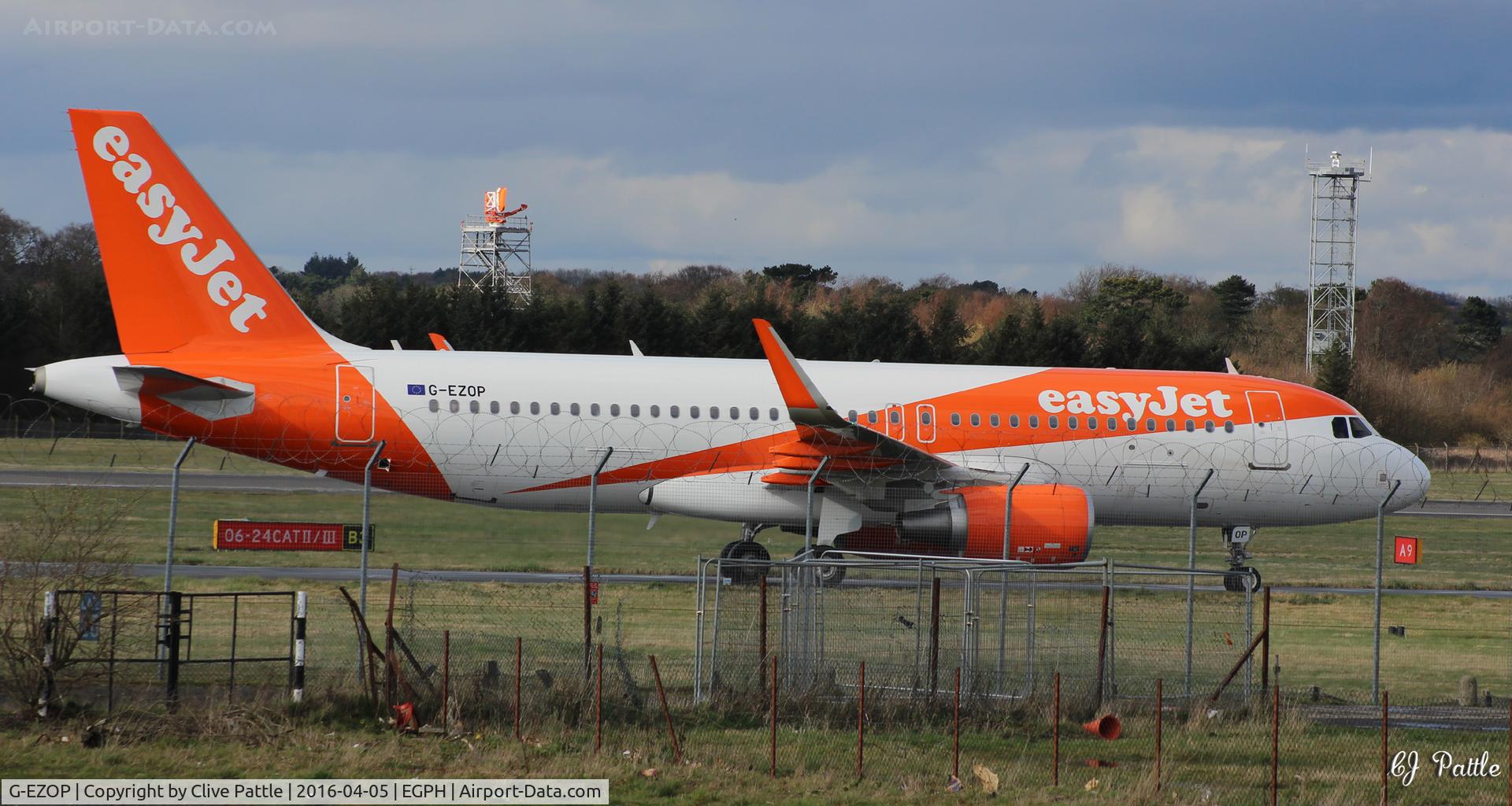 G-EZOP, 2015 Airbus A320-214 C/N 6633, Edinburgh EGPH