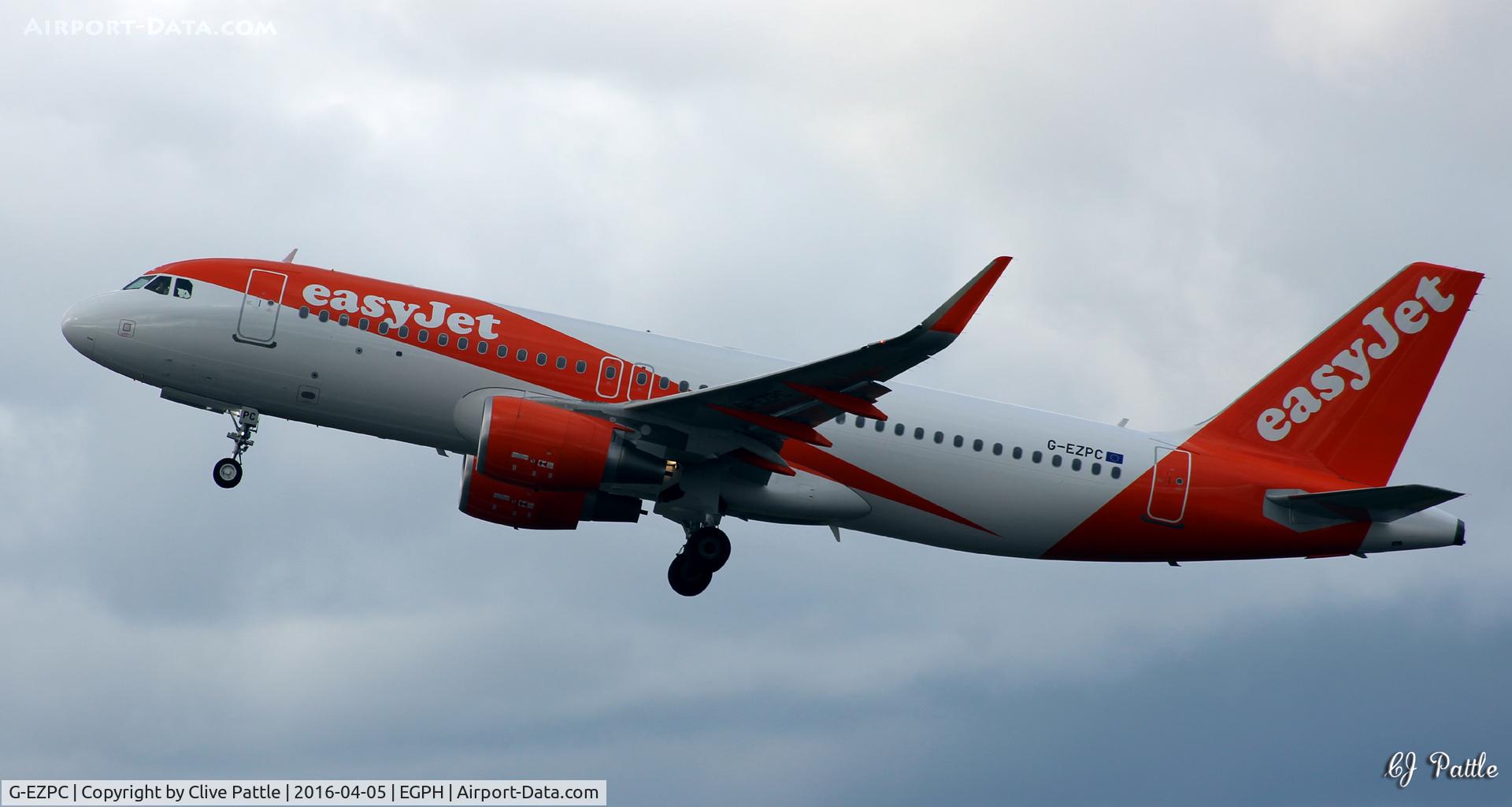 G-EZPC, 2015 Airbus A320-214 C/N 6981, Edinburgh EGPH