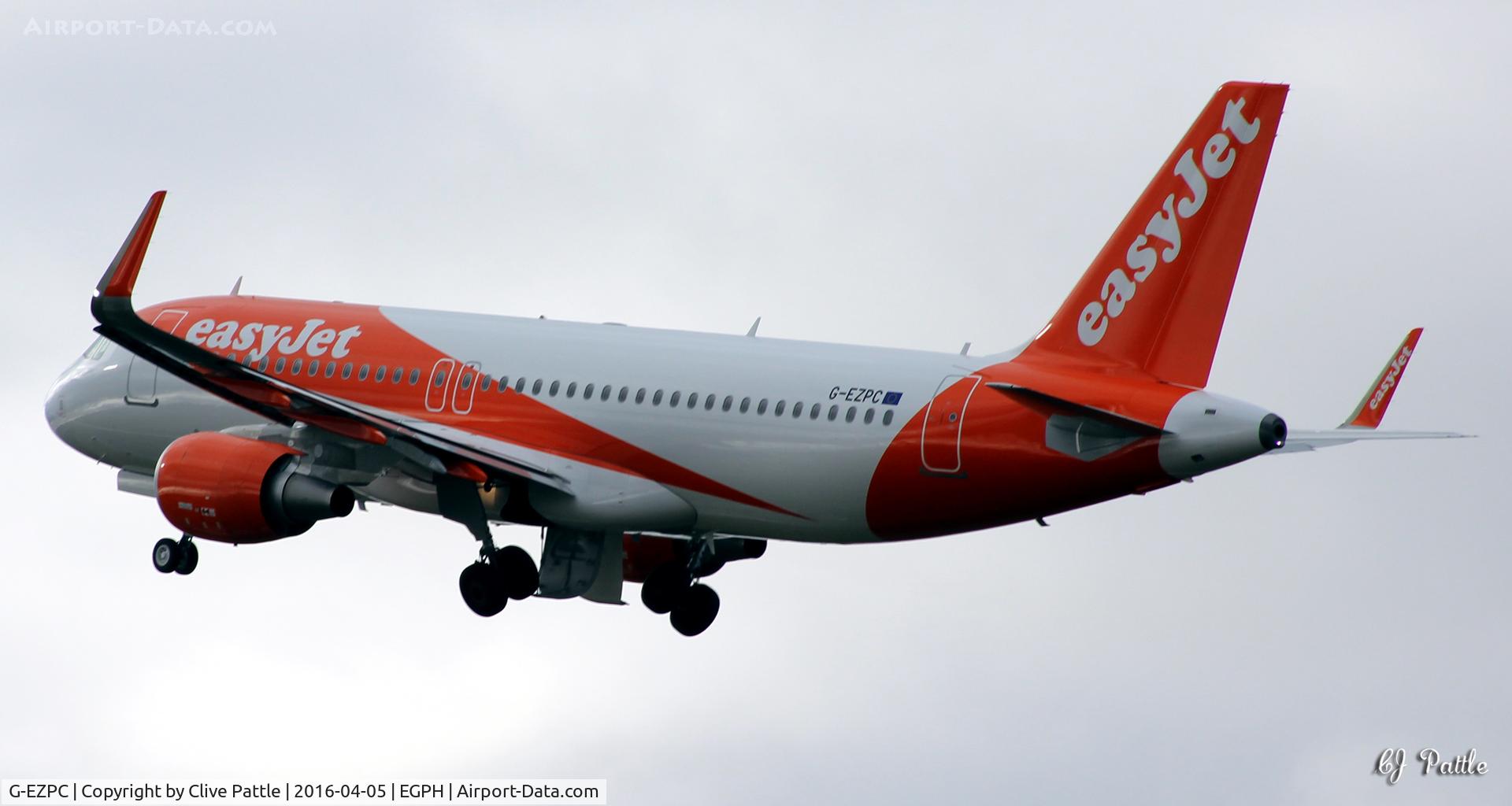 G-EZPC, 2015 Airbus A320-214 C/N 6981, Edinburgh EGPH