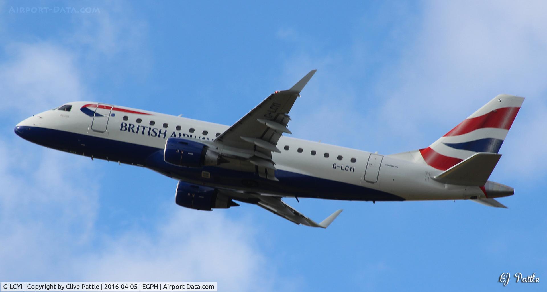 G-LCYI, 2010 Embraer 170STD (ERJ-170-100STD) C/N 17000305, Edinburgh EGPH