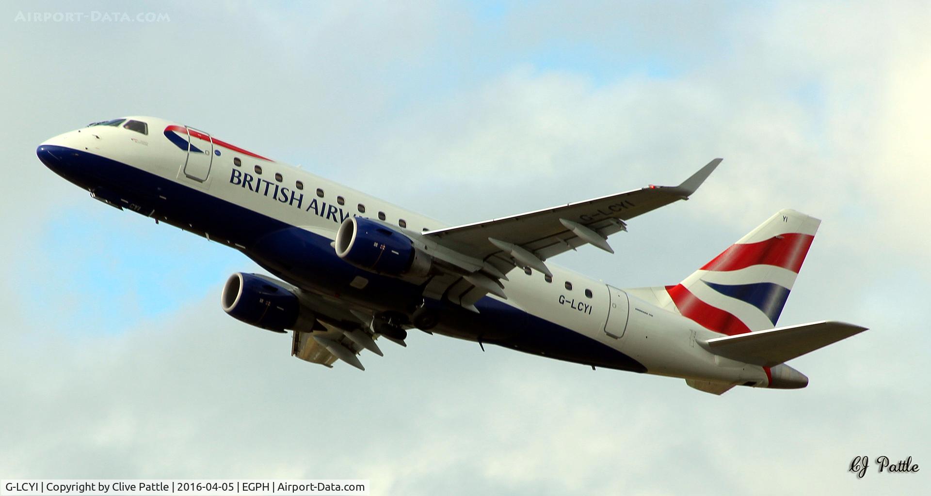 G-LCYI, 2010 Embraer 170STD (ERJ-170-100STD) C/N 17000305, Edinburgh EGPH