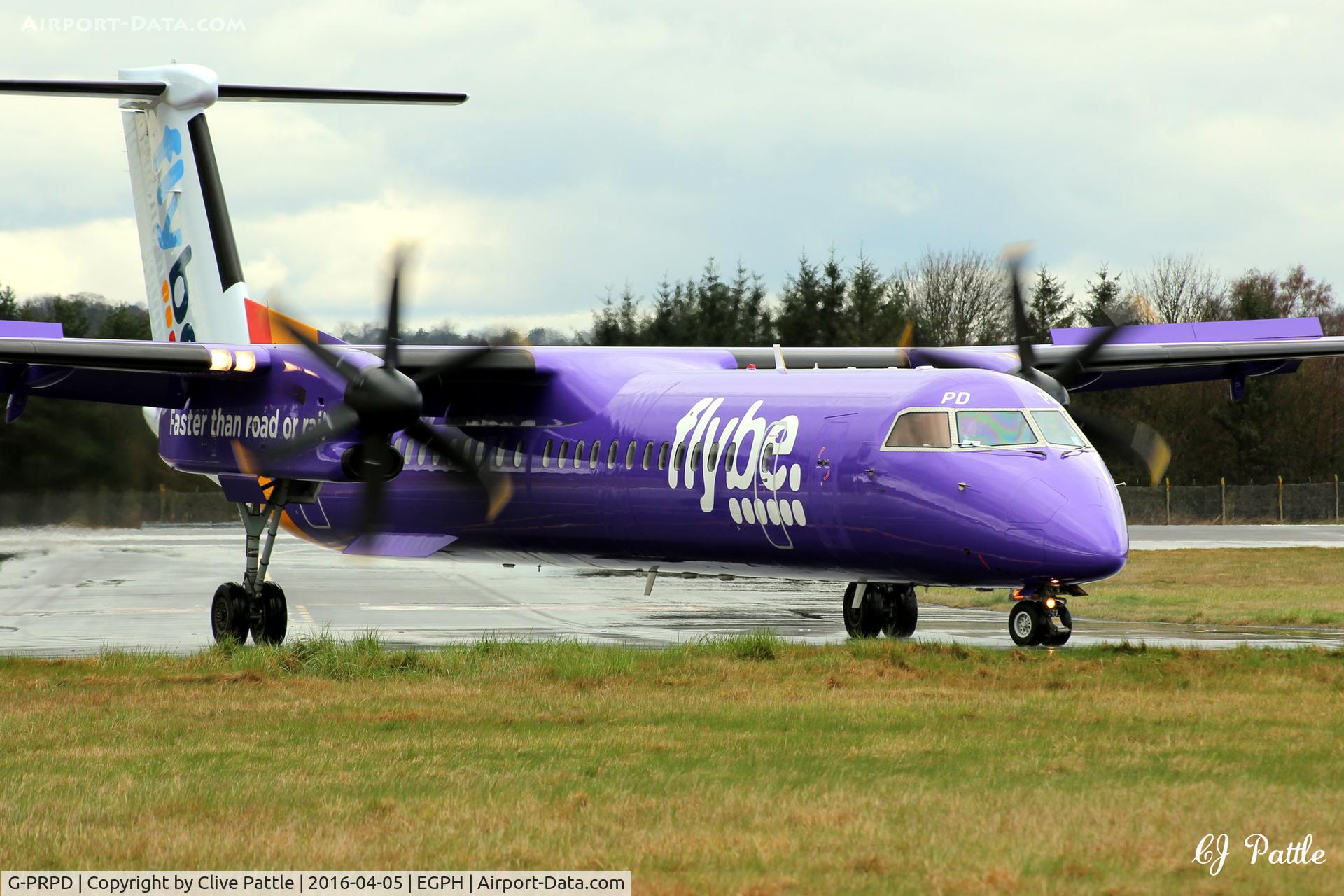 G-PRPD, 2010 Bombardier DHC-8-402 Dash 8 C/N 4332, Edinburgh EGPH