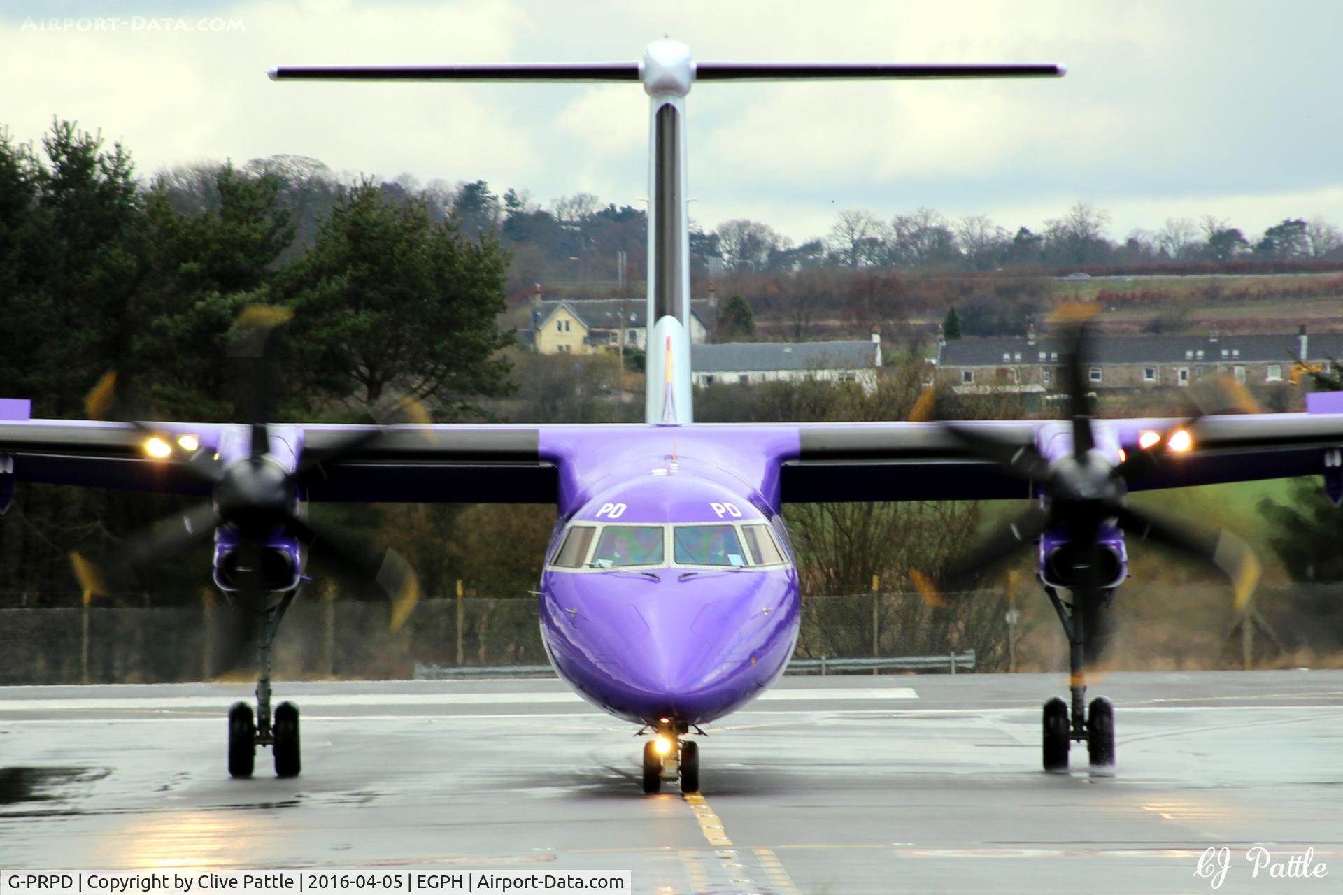 G-PRPD, 2010 Bombardier DHC-8-402 Dash 8 C/N 4332, Edinburgh EGPH