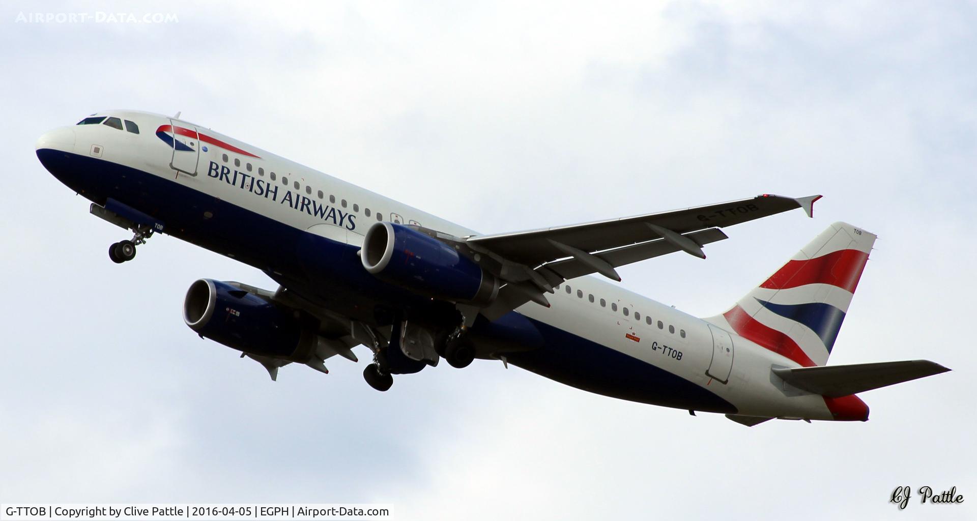 G-TTOB, 2001 Airbus A320-232 C/N 1687, Edinburgh EGPH